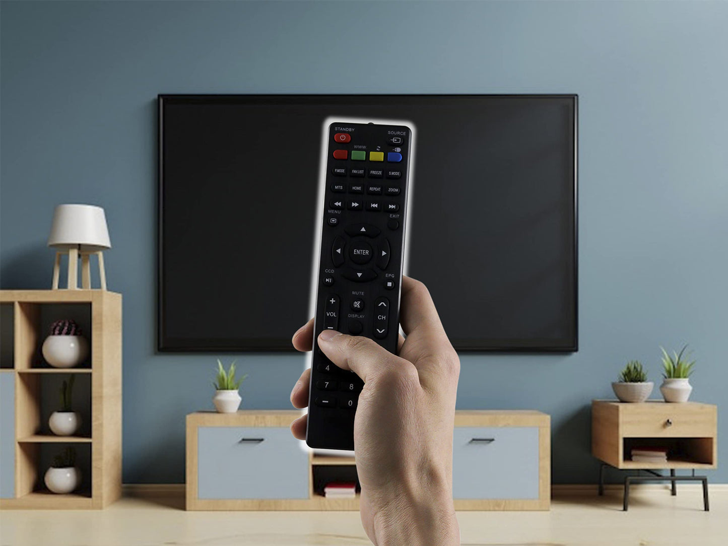 Control Remoto Continental Vios Vi-92464 Smart TV Pantalla LED Directo