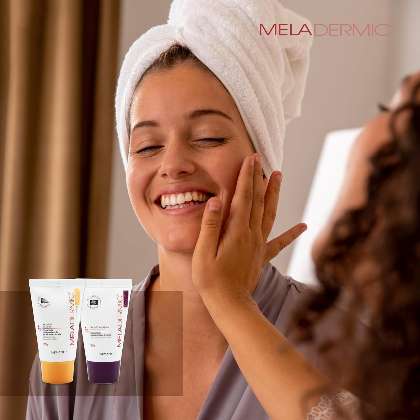 Meladermic Day I Crema Facial antimanchas para Pieles Sensibles I 25 g | Crema de Día con Protección Solar FPS 20 I Ingredientes naturales | Hidratación Profunda | Testado Dermatológicamente