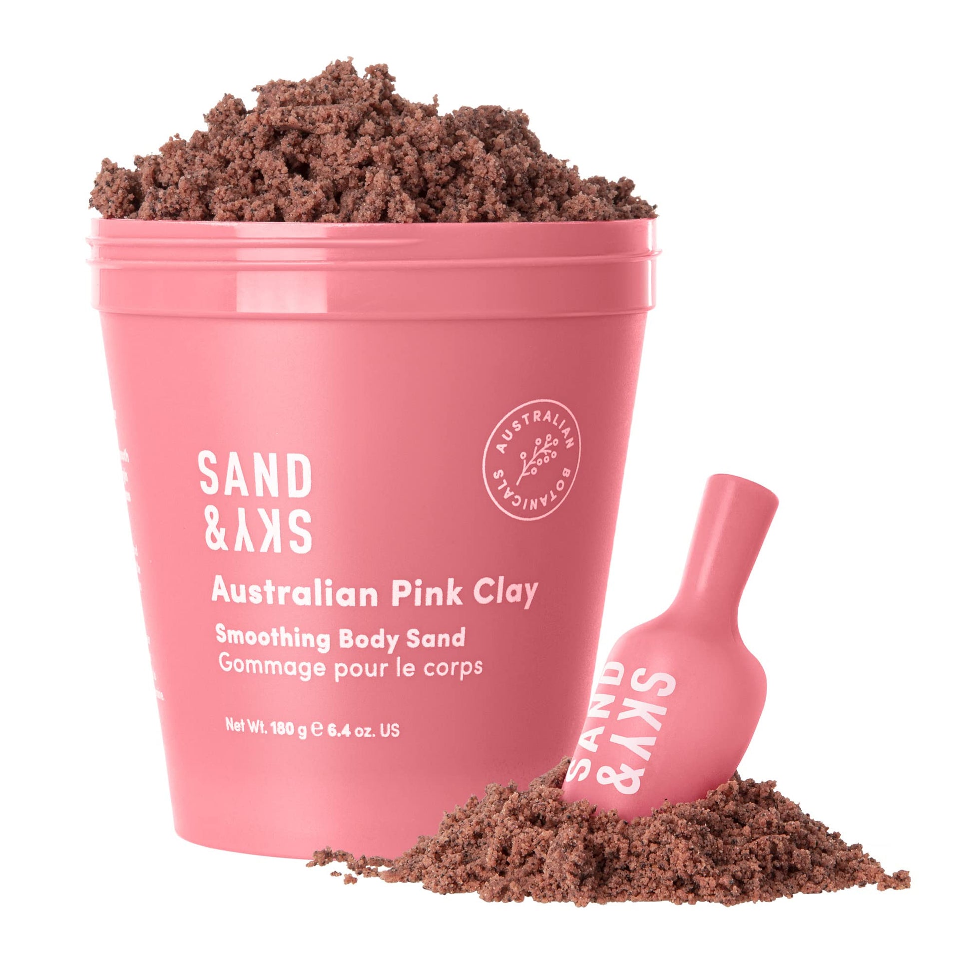 Exfoliante Corporal Sand & Sky Arena Orgánico de Arcilla Rosa Australiana