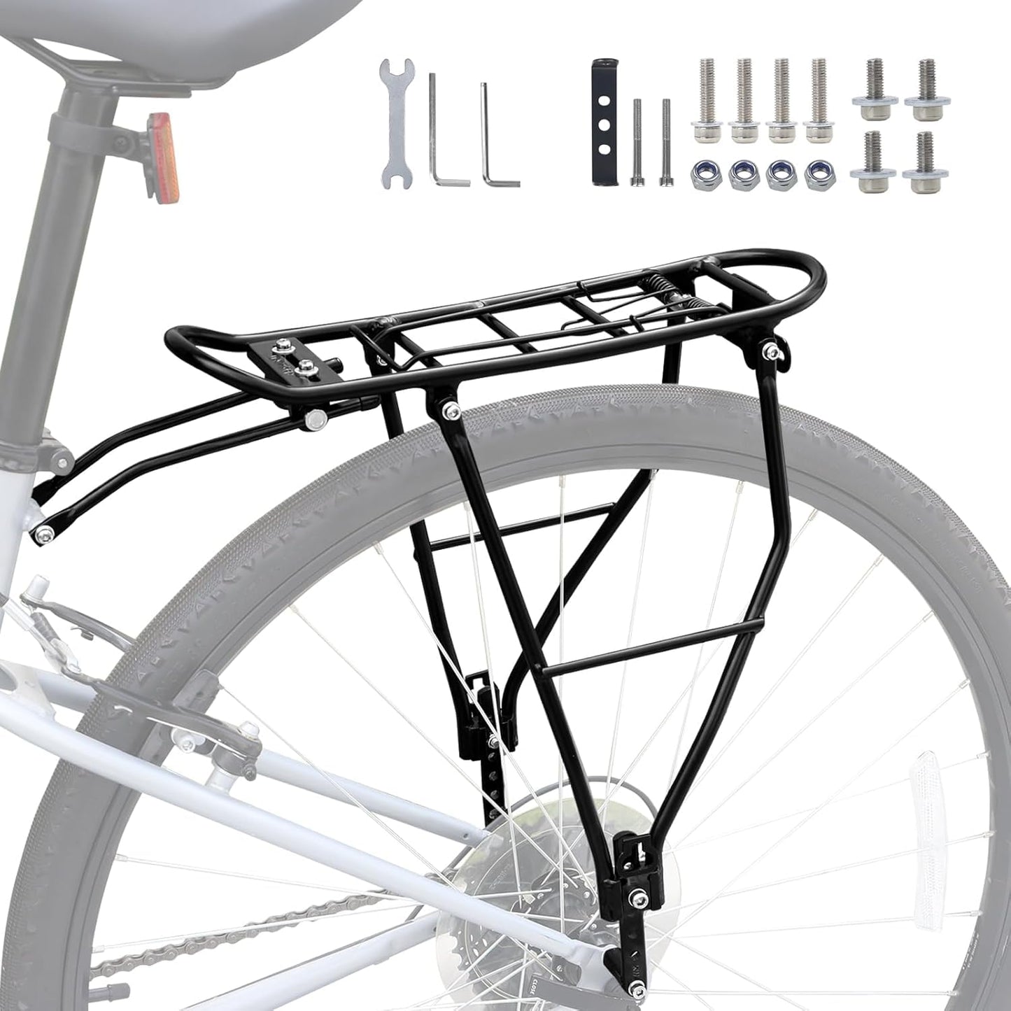 Colgador trasero para bicicleta