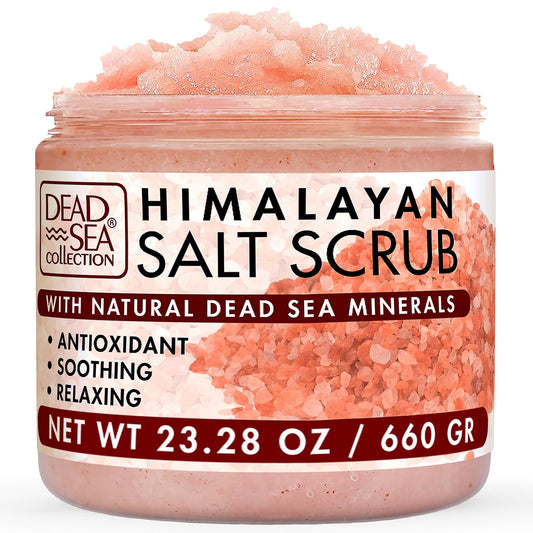 Exfoliante de Sal del Himalaya Dead Sea Rosa Tranformador de Piel
