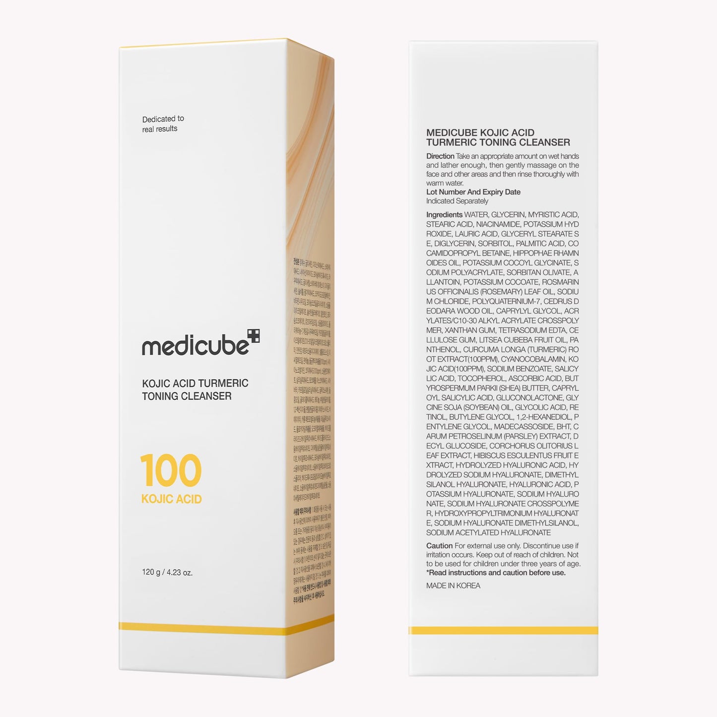 Limpiador de cúrcuma | Limpiador facial diario para equilibrar el tono y la textura desiguales | Niacinamida para piel de vidrio transparente | Cuidado de la piel coreano | 4.23 oz