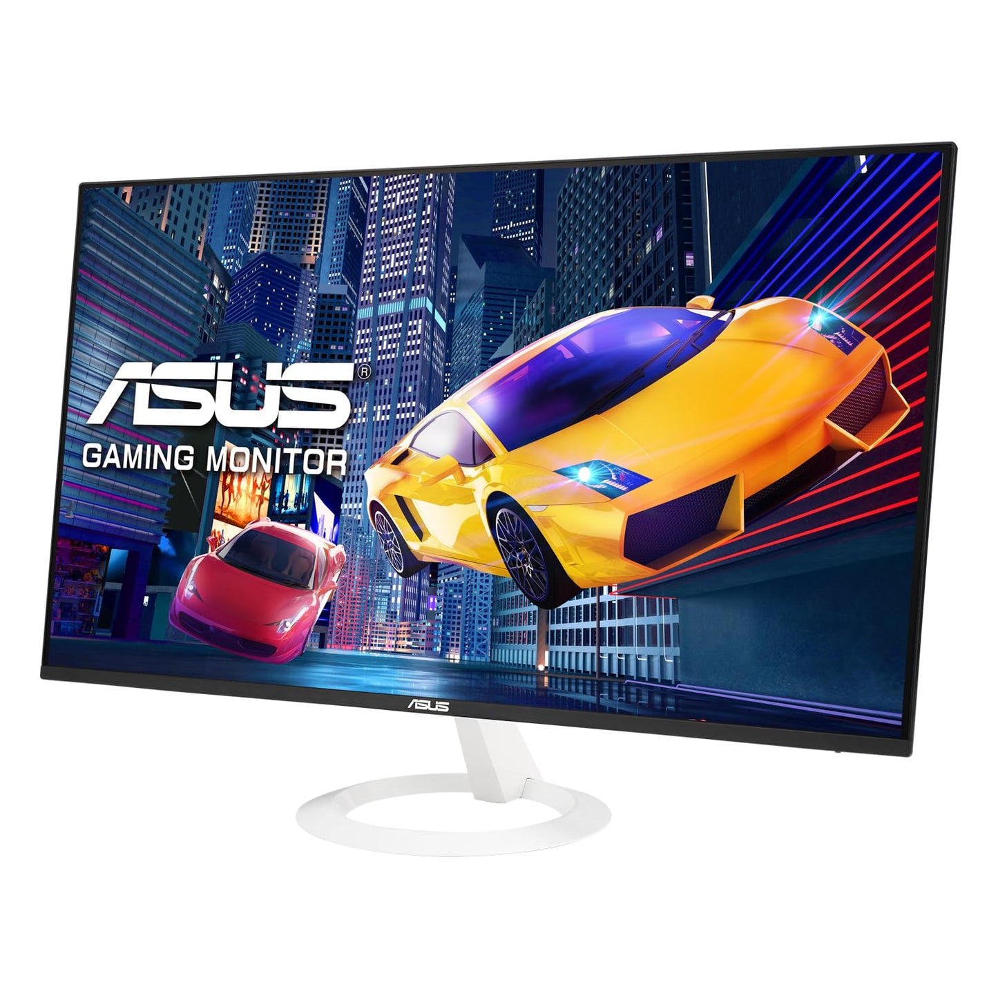 ASUS VZ27EHF-W Eye Care Monitor Gaming 27" (IPS, Full HD, sin Marcos, 100Hz, sincronización adaptativa, 1 ms MPRT, HDMI, luz Azul Baja, sin Parpadeo, Montaje en Pared)