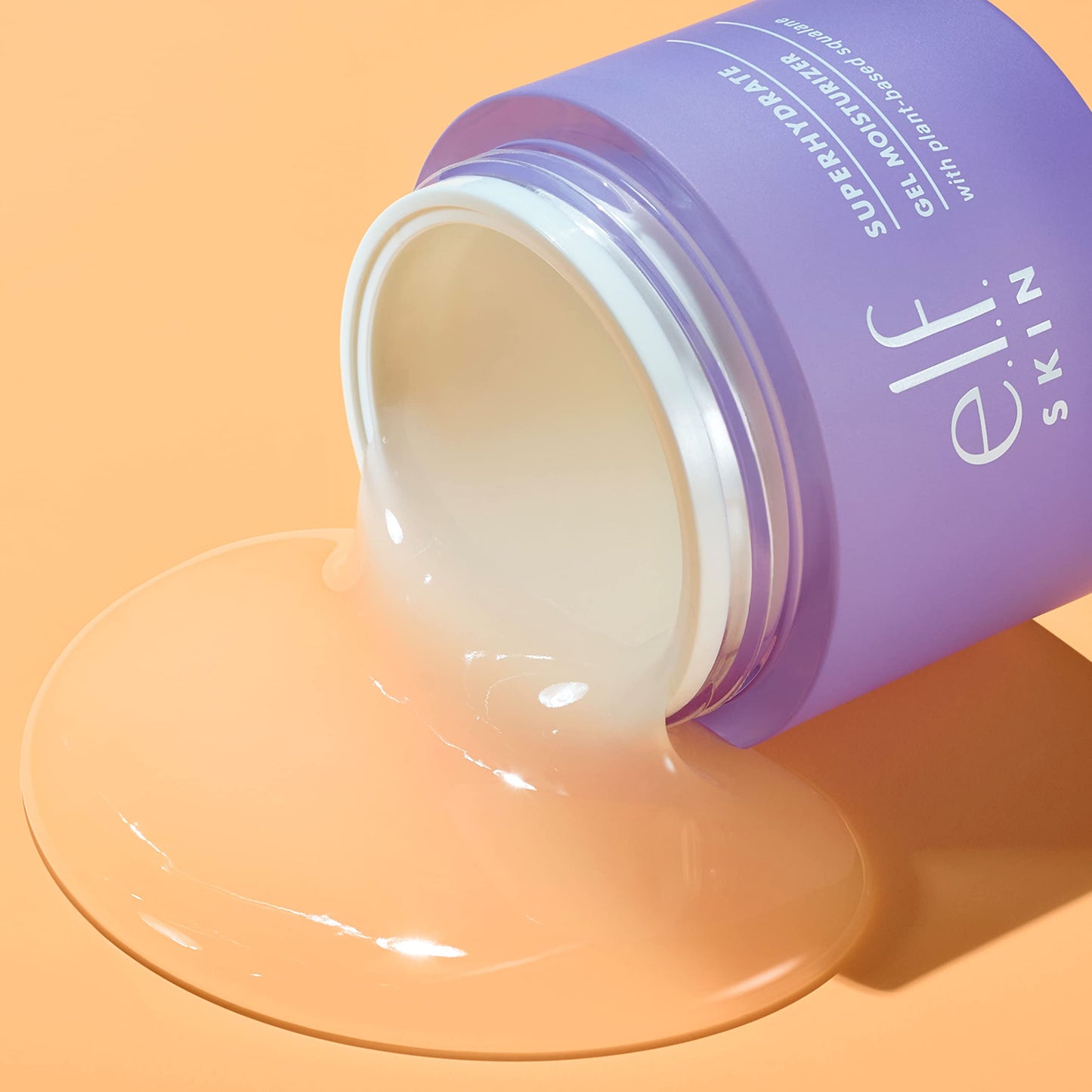 e.l.f. elf, SuperHydrate Moisturiser, de rápida absorción, no graso, fórmula de gel, hidrata, tonifica, aclara, protege, infundido con vitamina E, 1.69 oz