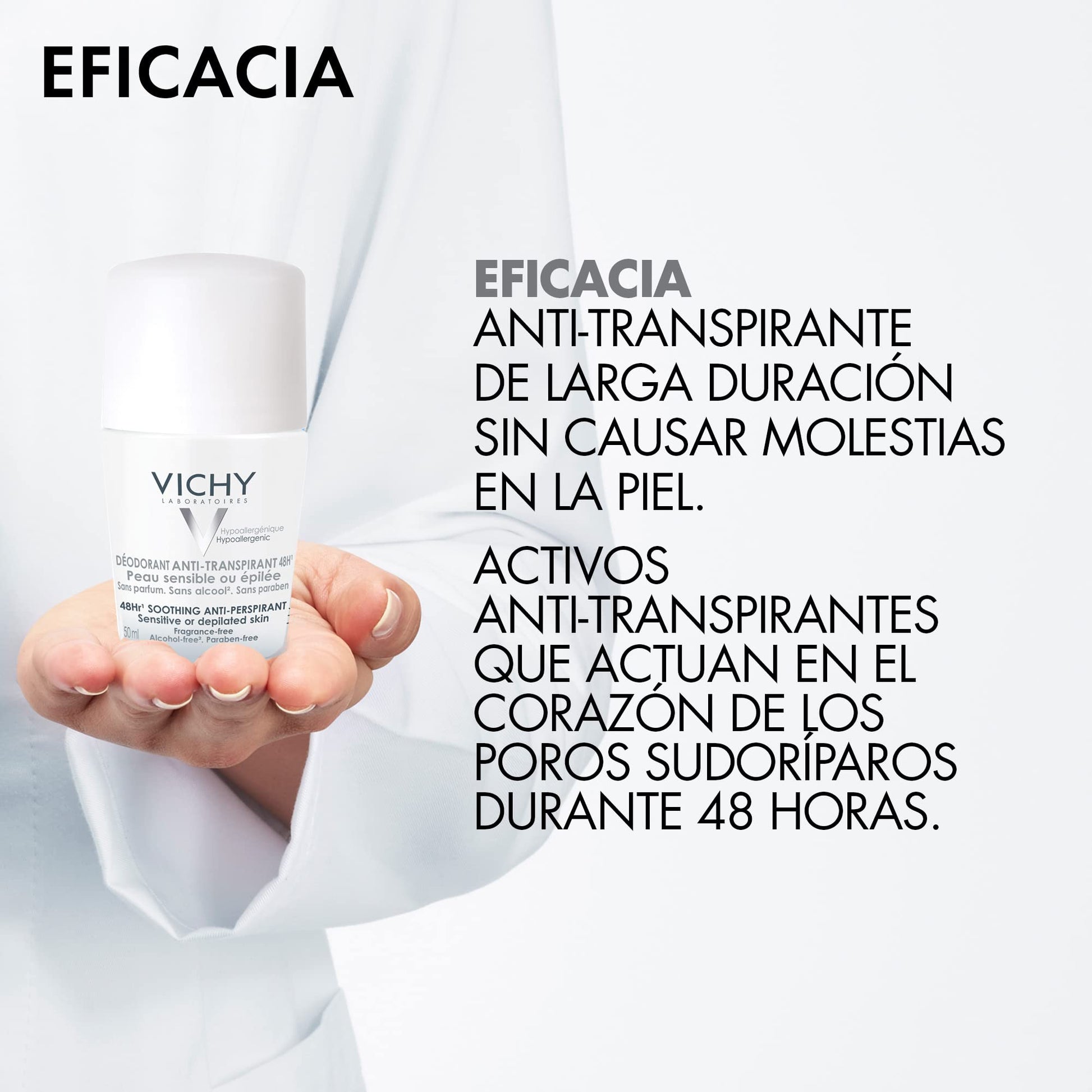 Vichy Anti-transpirante calmante para piel sensible 48H 50ml