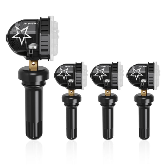 RENECTIV TPMS Sensor, 315MHZ Sistema de monitoreo de presión de neumáticos de repuesto para GM Chevy Buick GMC Pontiac Hummer Saturn OE#13598771 13586335 13581558 13598772 (4 piezas)