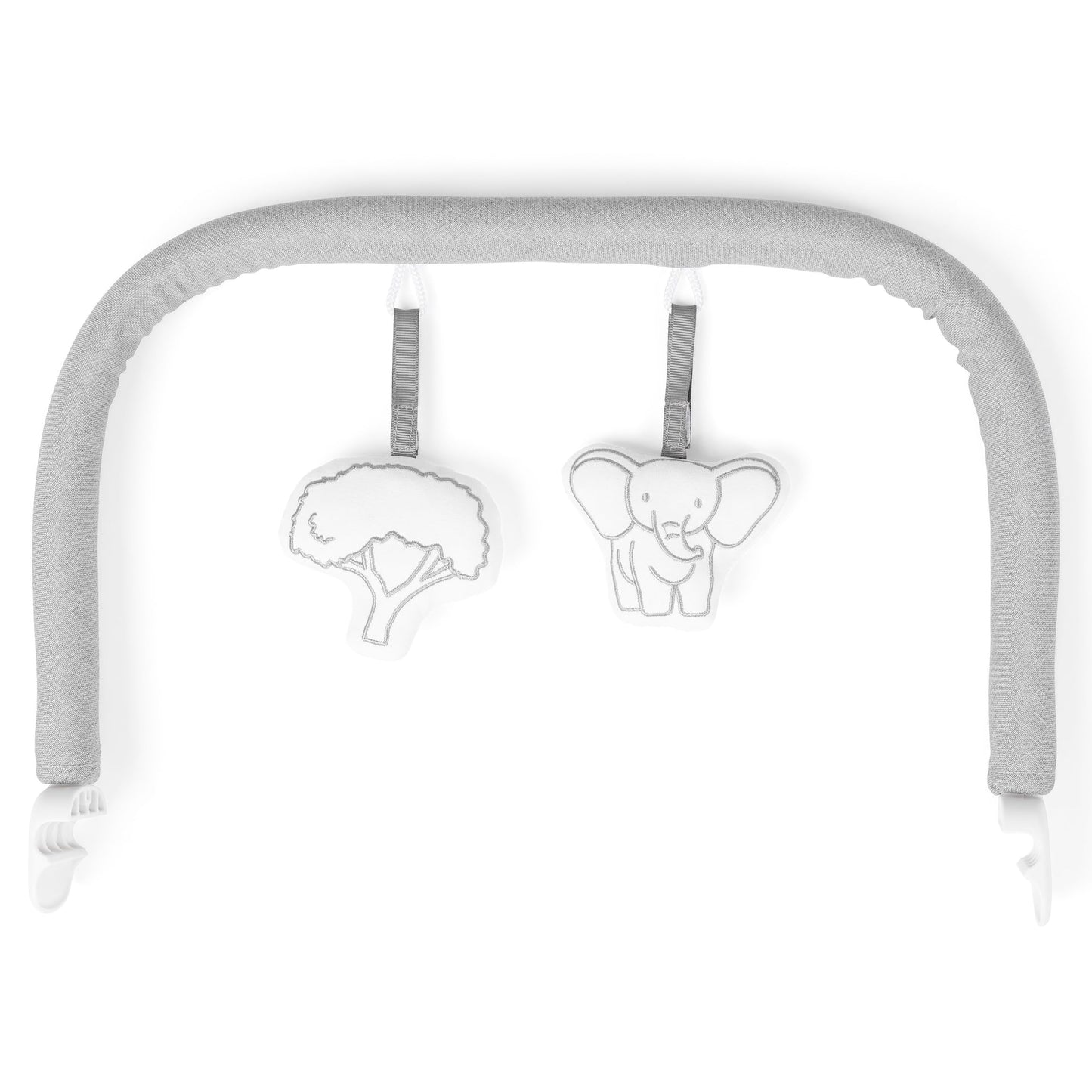 Baby Delight Highland Baby Bouncer | Infantil | 0-6 meses | Reclinado de 3 posiciones | Gris guijarro
