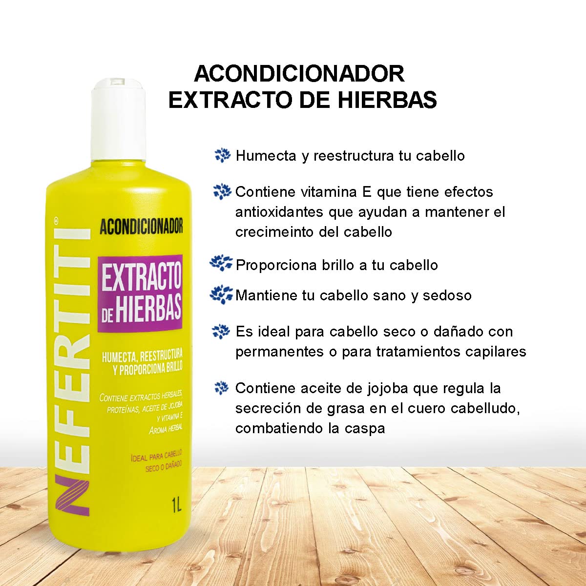 Acondicionador Nefertiti Hierbas Extracto