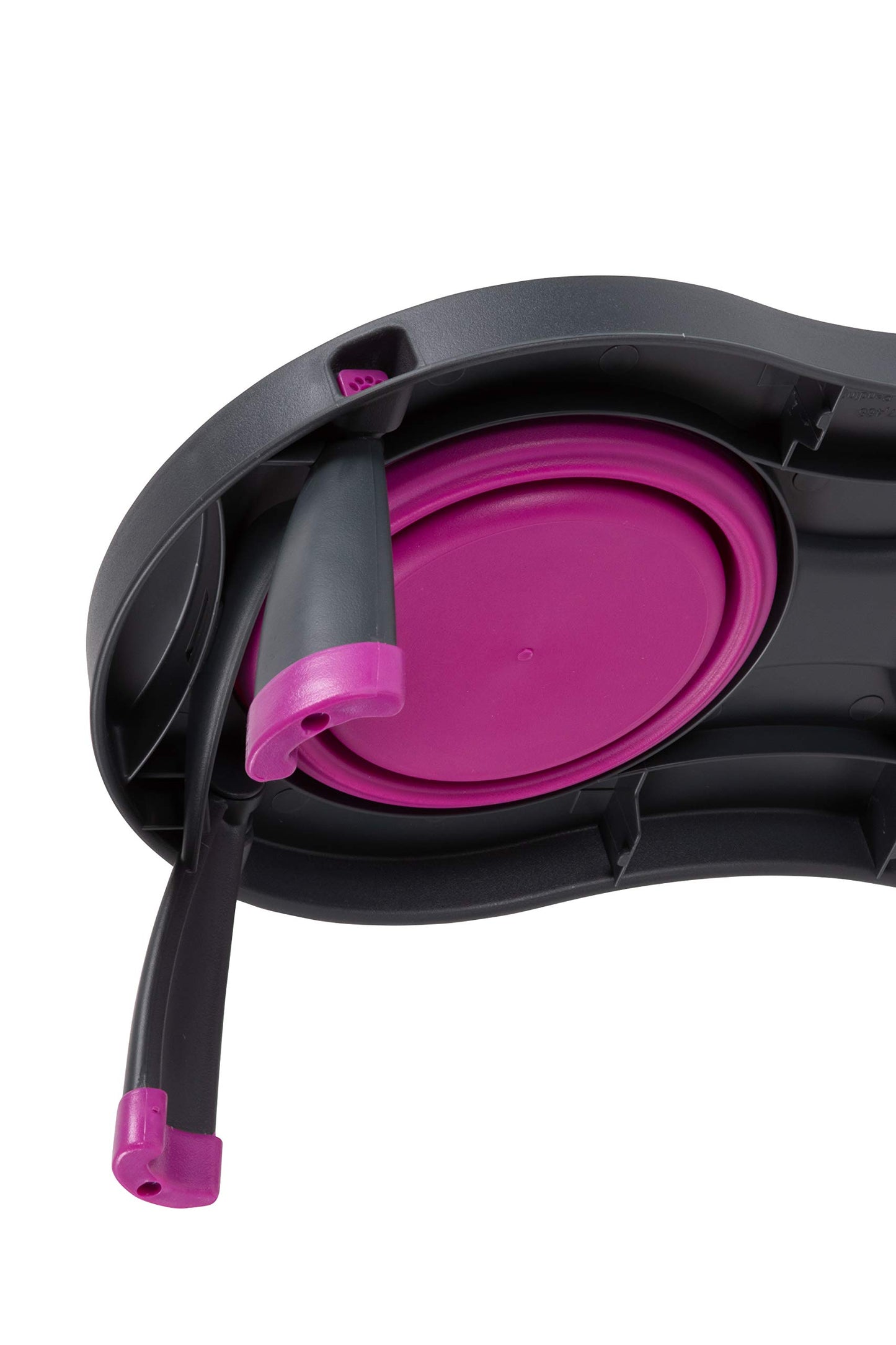 Dexas Pets - Comedero para Mascotas Doble Elevado, 1 Taza, Color Fucsia
