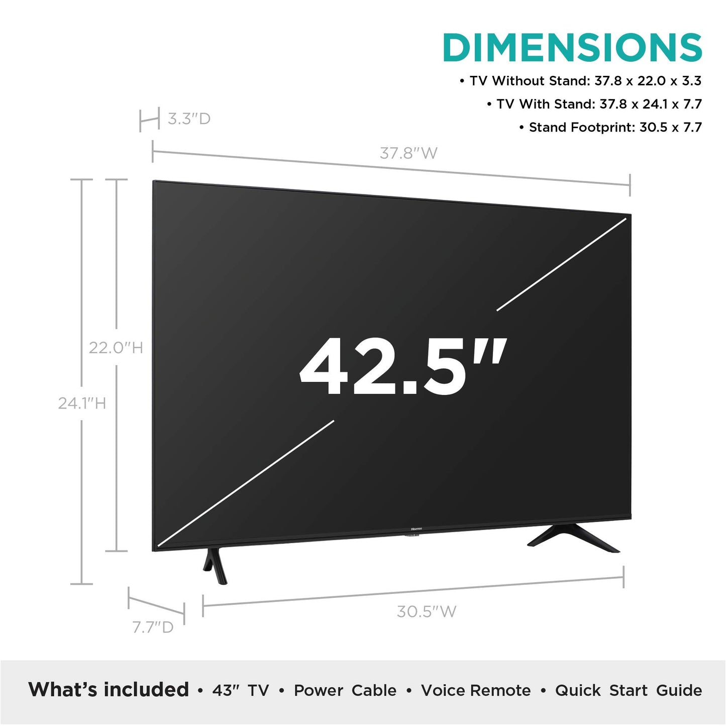 Hisense 43-pulgadas Clase R6090G Roku 4K UHD Smart TV con compatibilidad Alexa (43R6090G, modelo 2020)