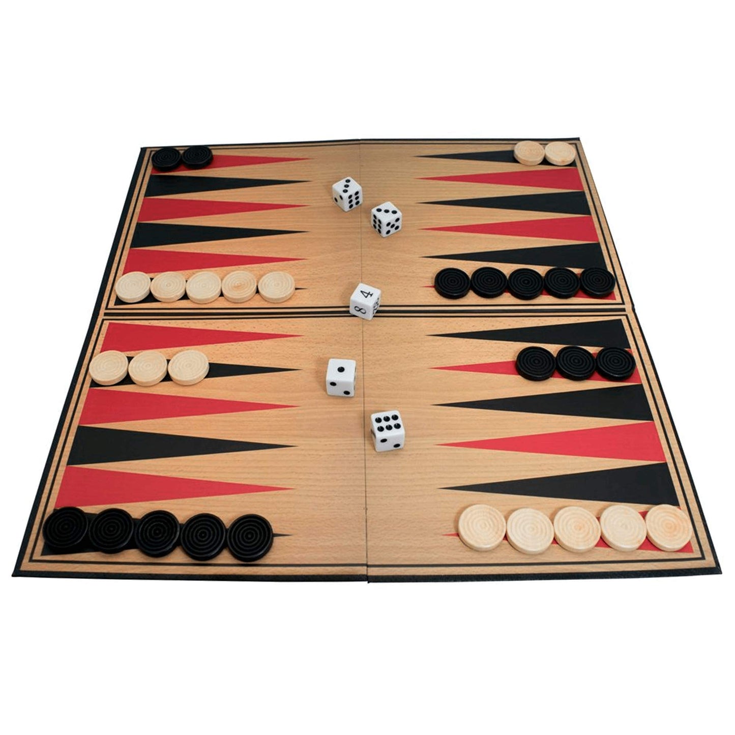 Juego de Estrategia Novelty Corp Backgammon Clásico para 2 Jugadores