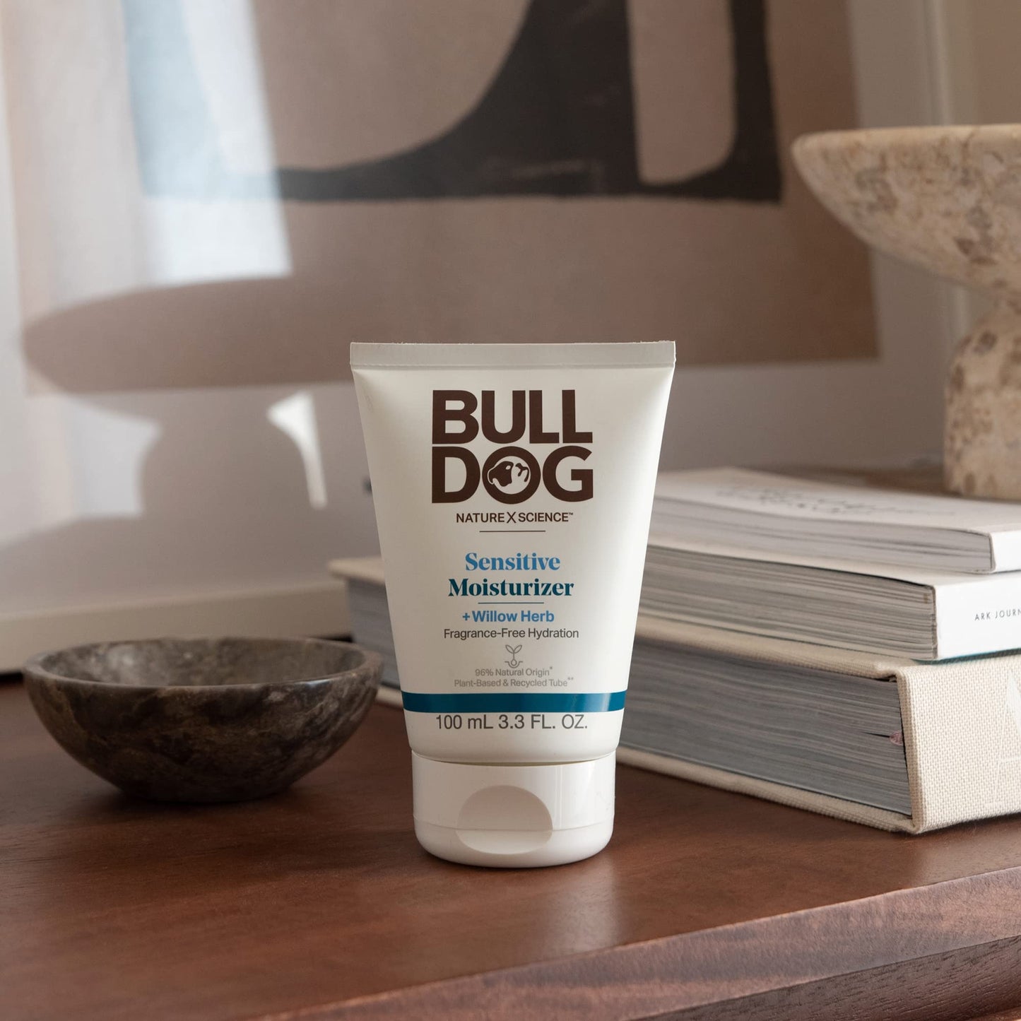 Bulldog Mens Skincare and Grooming Sensitve Moisturizer, 3.3 Ounce
