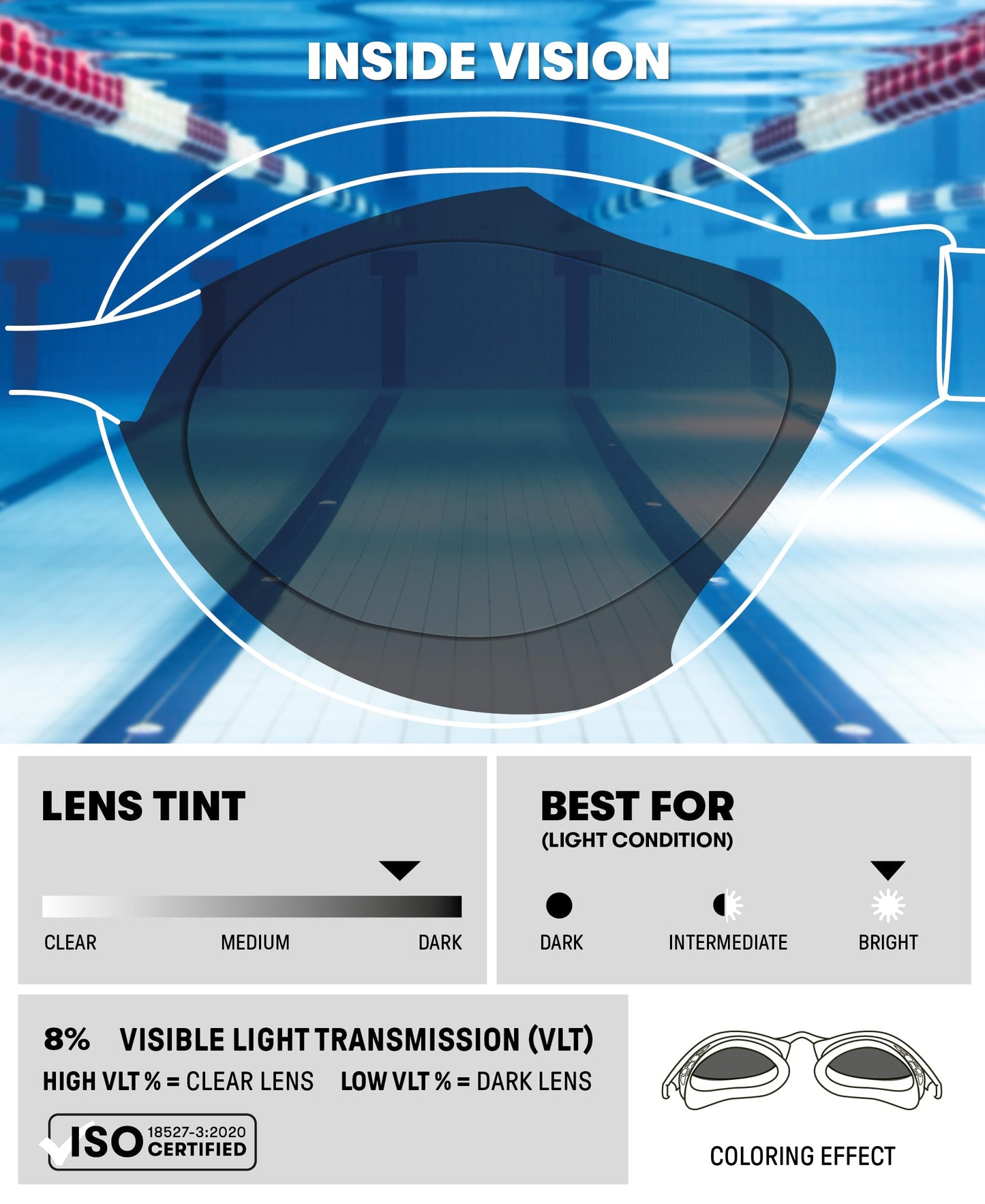 Arena - Gafas 003151-100-UNITALLA, Airspeed Mirror, plateadas y negras, Unitalla