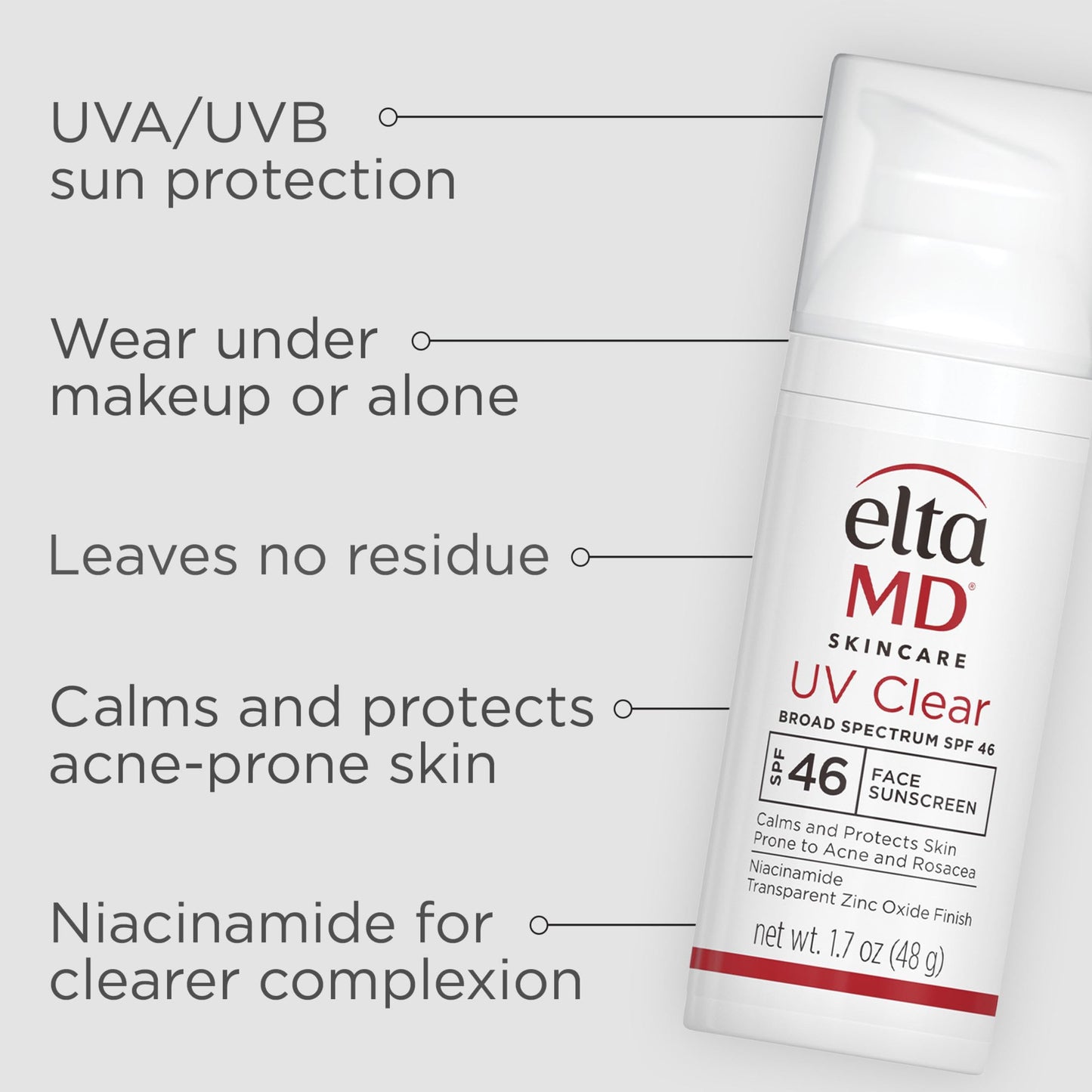 Eltamd Uv Clear Protector Solar Facial, FPS, 48 g