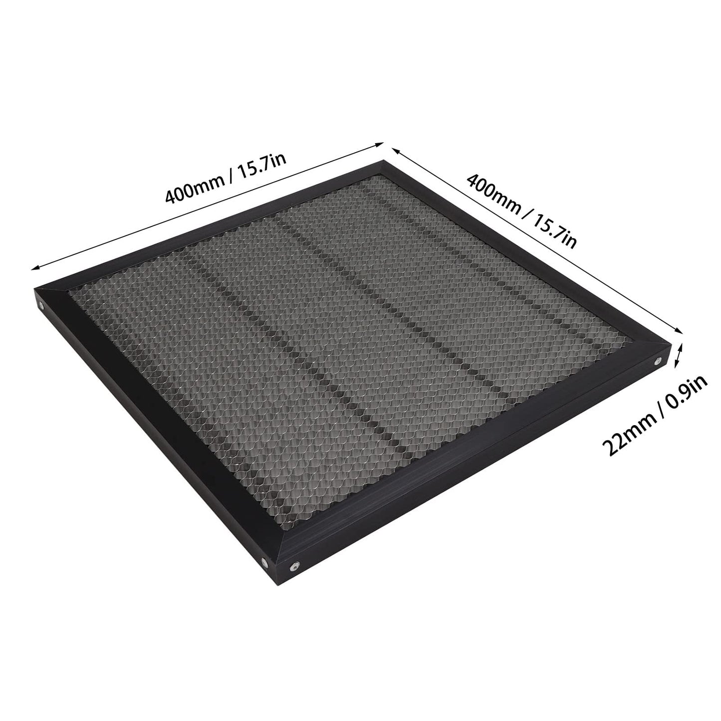 Cama Láser de Aleación de Aluminio, Accesorios de Plataforma de Máquina de Corte por Láser Placa de Nido de Abeja de Aluminio 400 * 400 Mm, Máquina de Grabado Láser, Herramientas