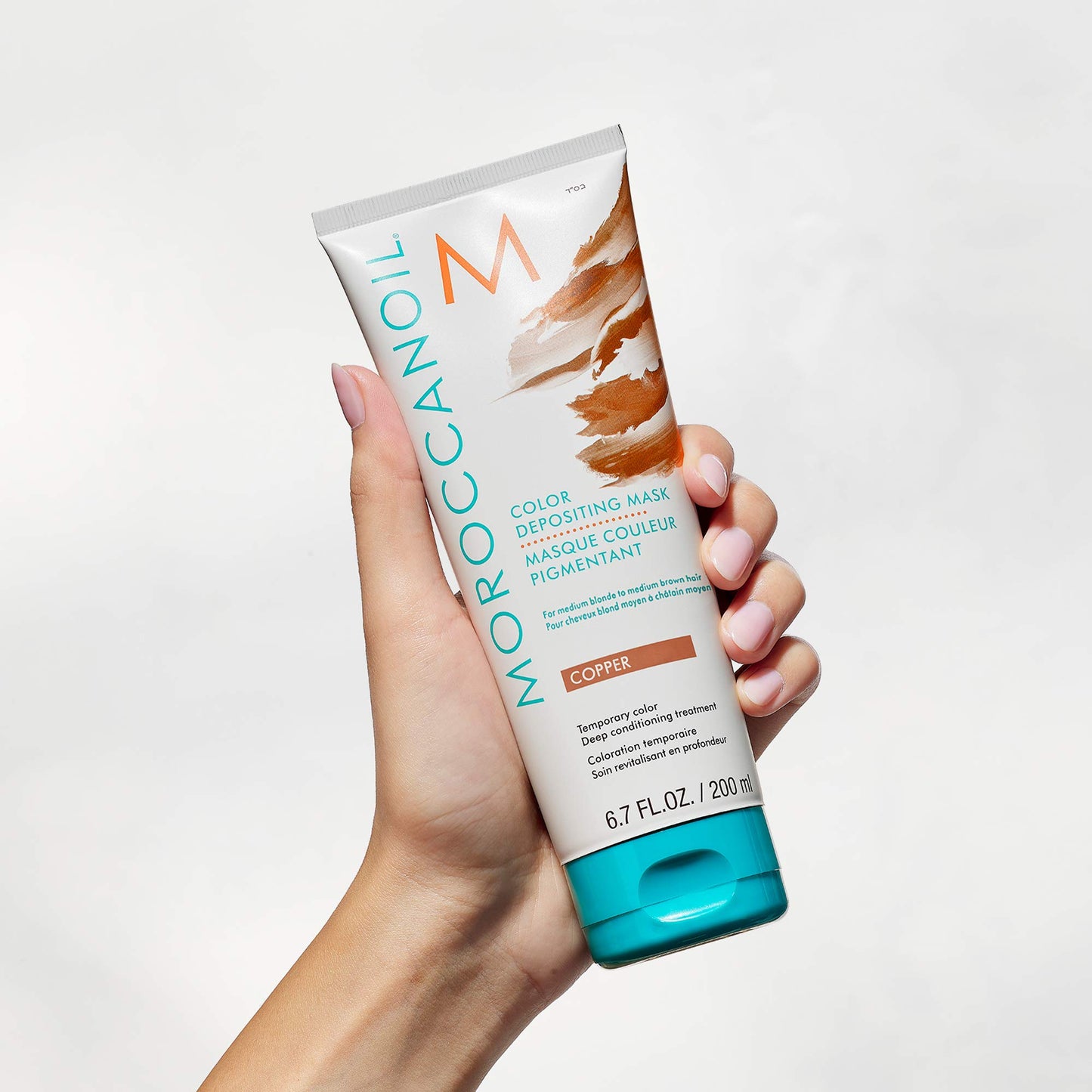 Moroccanoil Mascarilla con Color Copper, 200 ml
