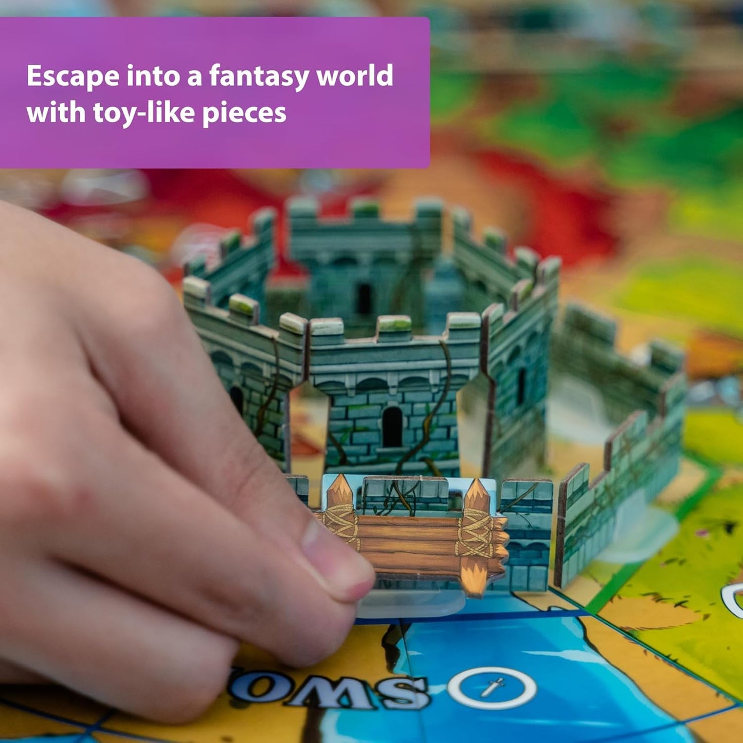 Castle Panic 2ª edición | Juego de mesa familiar | Juego de mesa para adultos y familiares | Juego de mesa cooperativo | A partir de 8 años | Para 1 a 6 jugadores | Tiempo de juego promedio 45 minutos | Hecho por Fireside Games