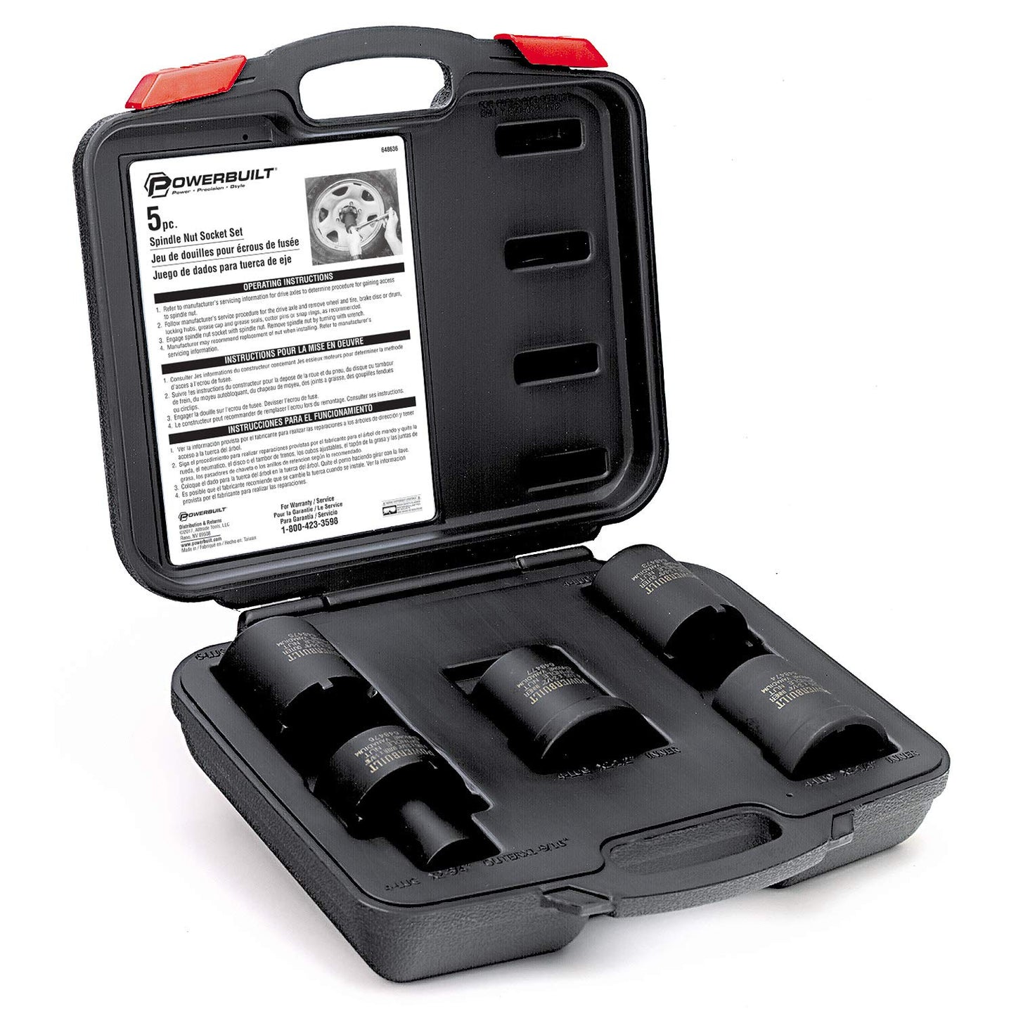 Kit de Herramientas Powerbuilt Varios Tamaños con Caja de Almacenamiento