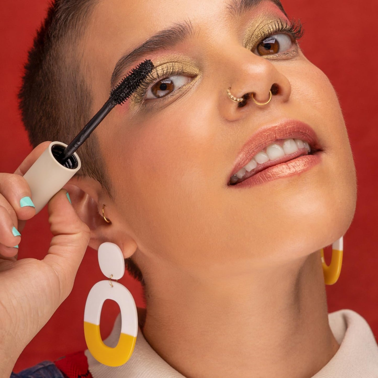 Republic Cosmetics Yuya Aceite de Ricino + Máscara de 10 aceites |Cejas y pestañas más largas, hidratación y cuidado en un solo kit. ¡Dale a tus ojos una mirada poderosa!