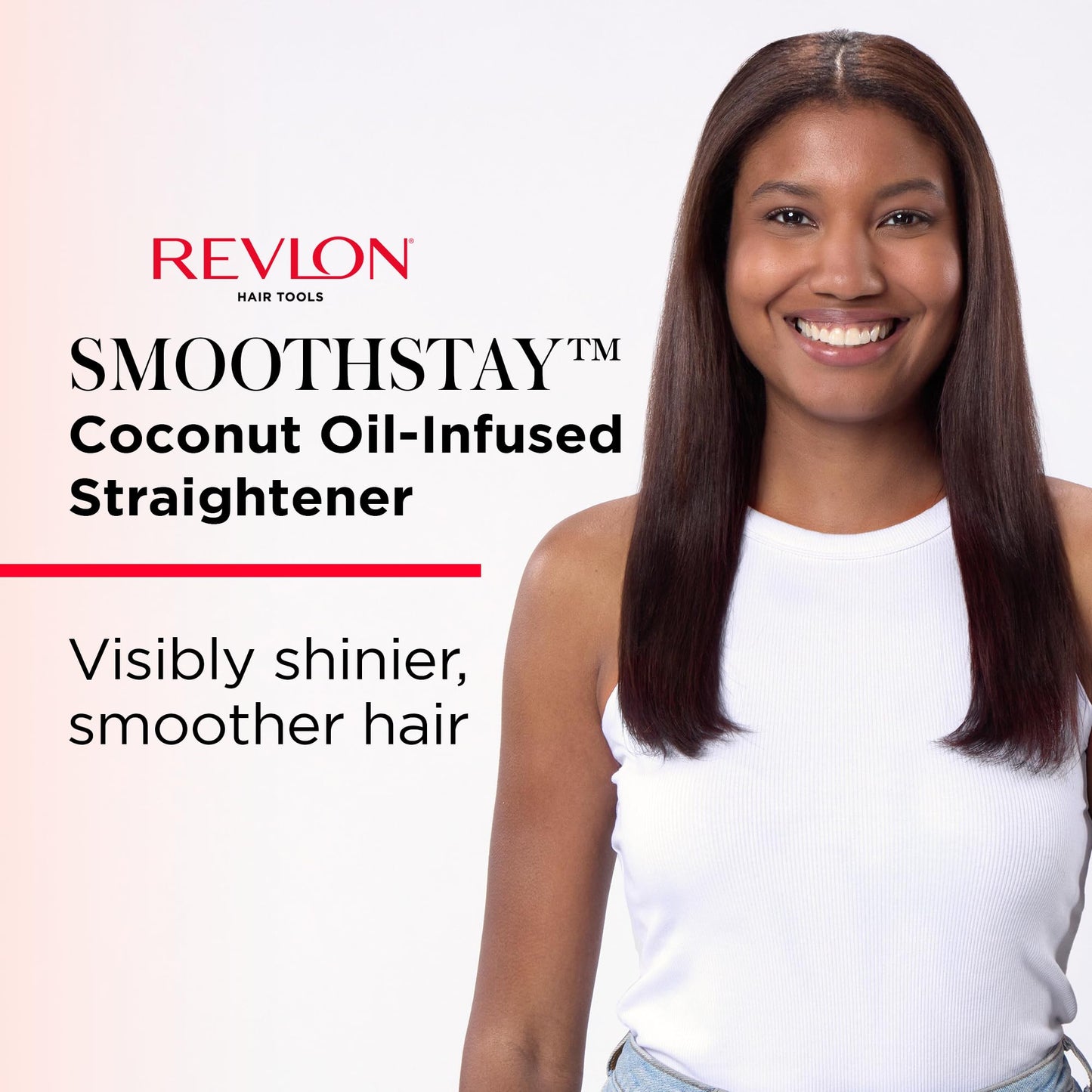 Revlon Alaciadora de 1" Smoothstay con Infusion de Coco