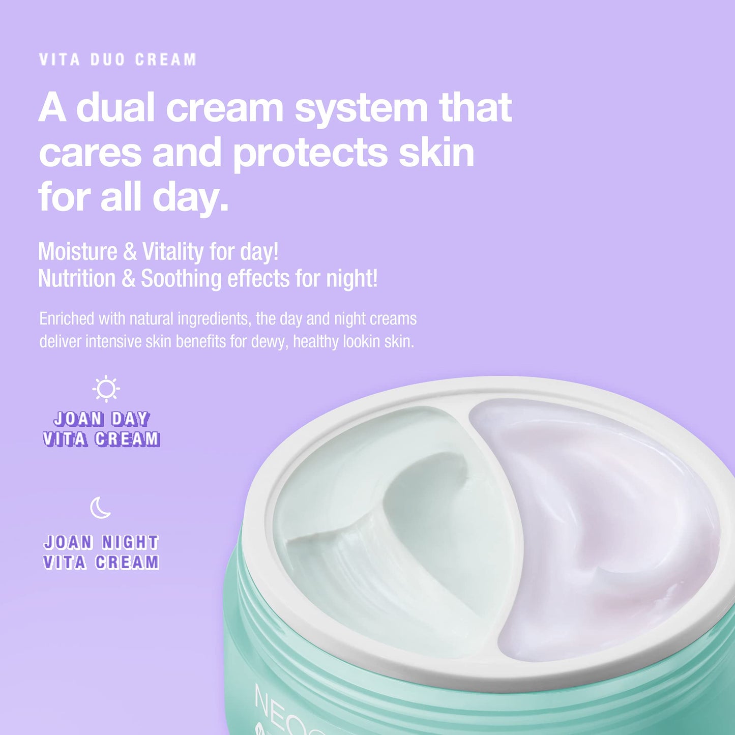 NEOGEN VITA DUO CREAM JOAN DAY JOAN NIGHT (NEOGEN & JOAN KIM COLLABORATION)