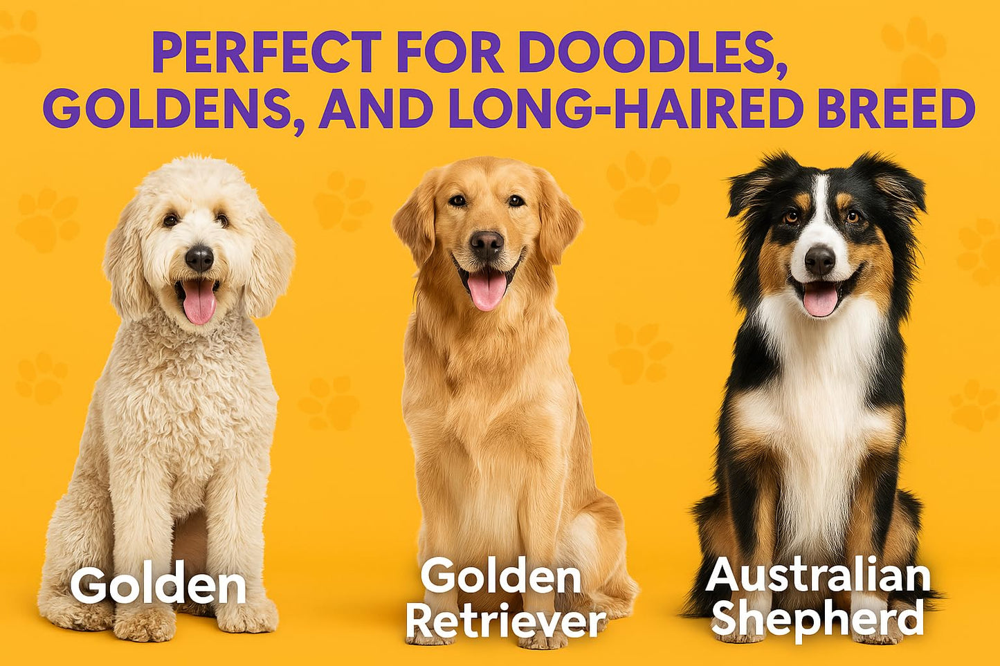 Cepillo de cerdas redondas para perros y gatos, cuidado suave para pelo corto o largo, herramienta suave para pieles sensibles elimina la caspa, la suciedad y desenreda – morado