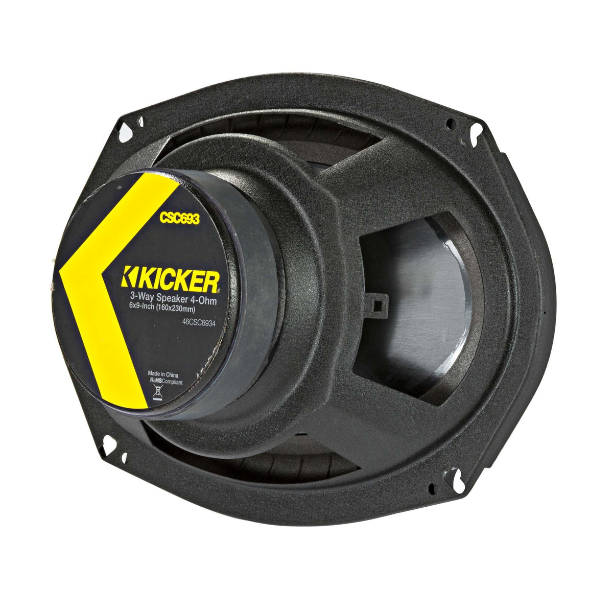 Altavoces para Coche Kicker Serie Cs Negro 6.5" 2 Vías y 6x9" 3 Vías 450W Tecnología Evc