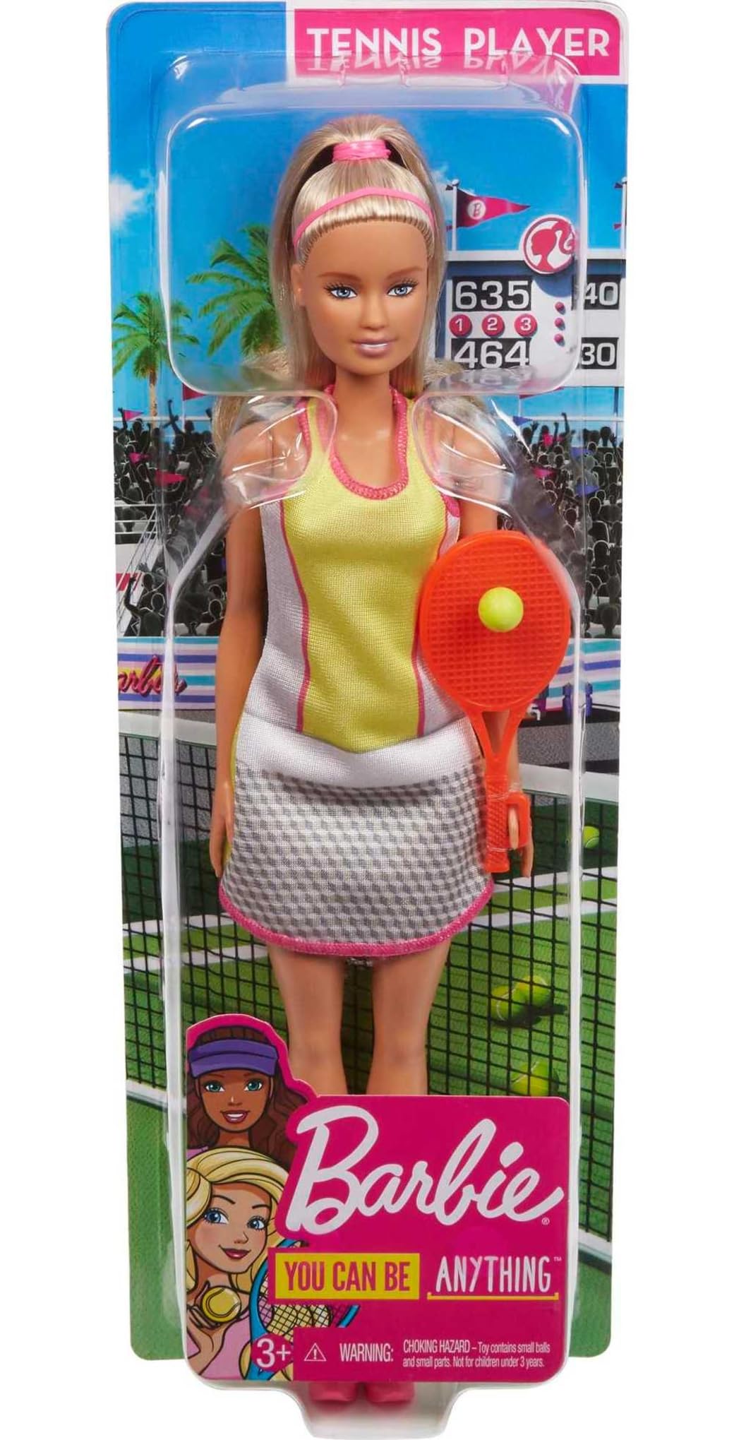 Barbie Careers, Tenista, Muñeca para niñas de 3 años en adelante