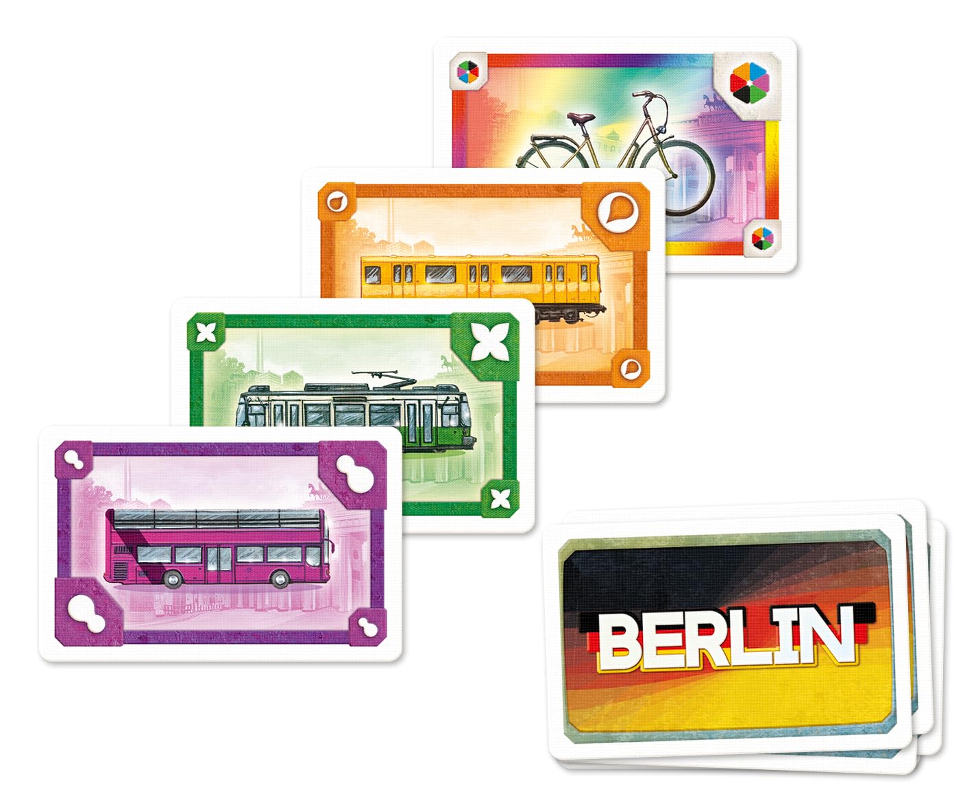 Juego de mesa Ticket to Ride Berlin – Juego de estrategia de construcción de rutas de tren, divertido juego familiar para niños y adultos, de 8 años en adelante, 2 a 4 jugadores, tiempo de juego de 10
