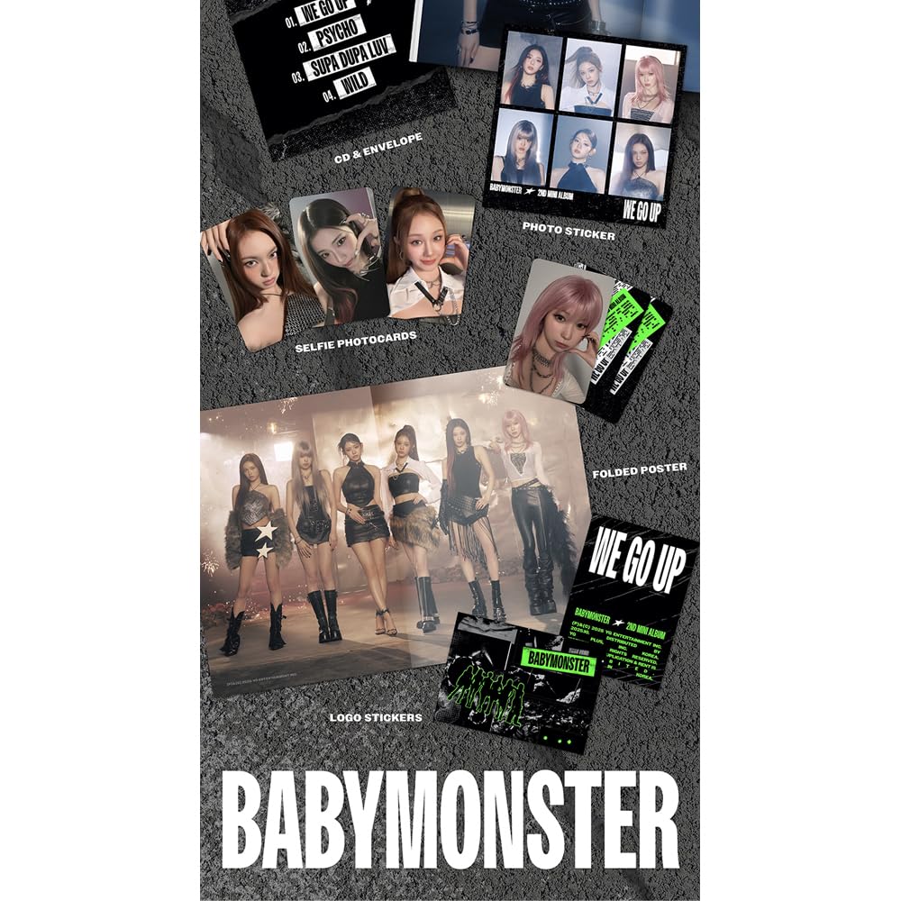 Mini Álbum BABYMONSTER WE GO UP WE ver.