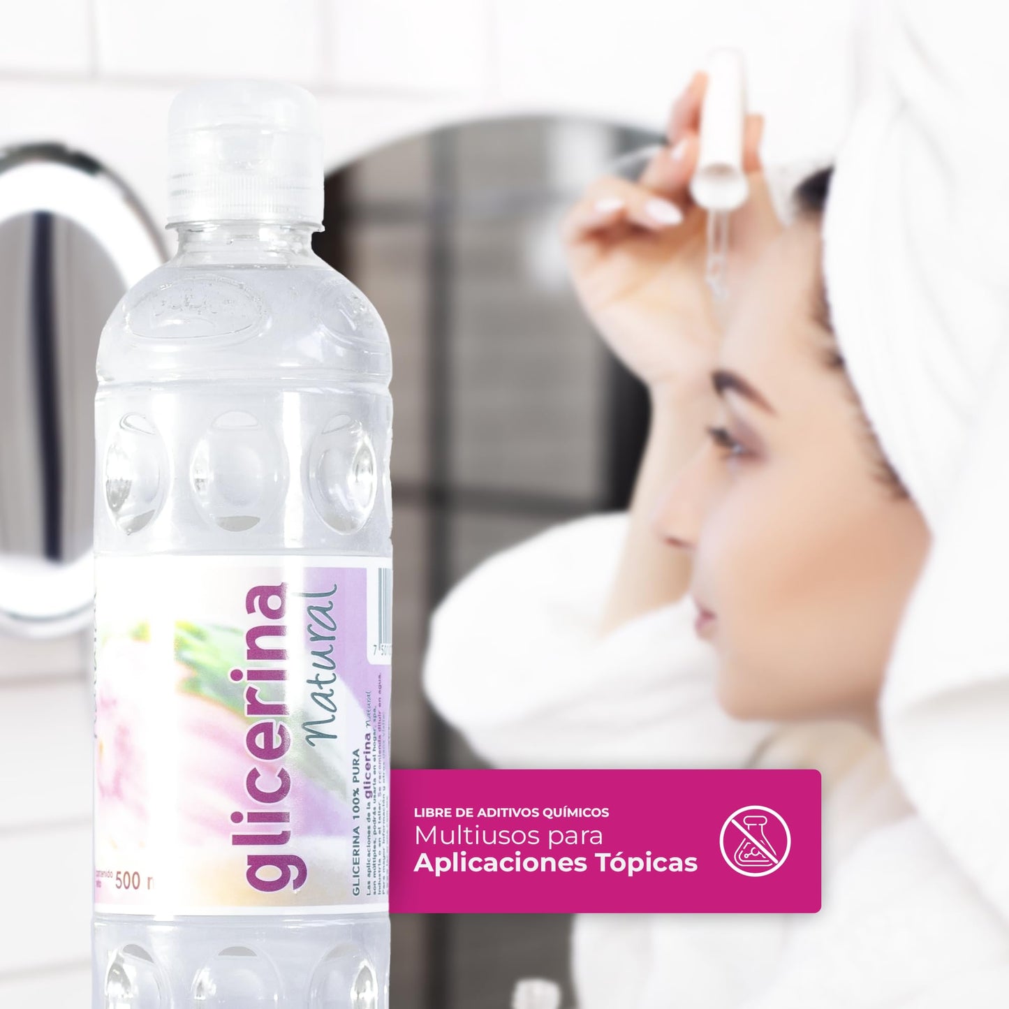 Pack Triple Glicerina Pura La Corona |500 ml| Suaviza | Hidrata y Versatilidad en Cada Gota | Multiusos para Belleza | Cuidado Personal | y manualidades.