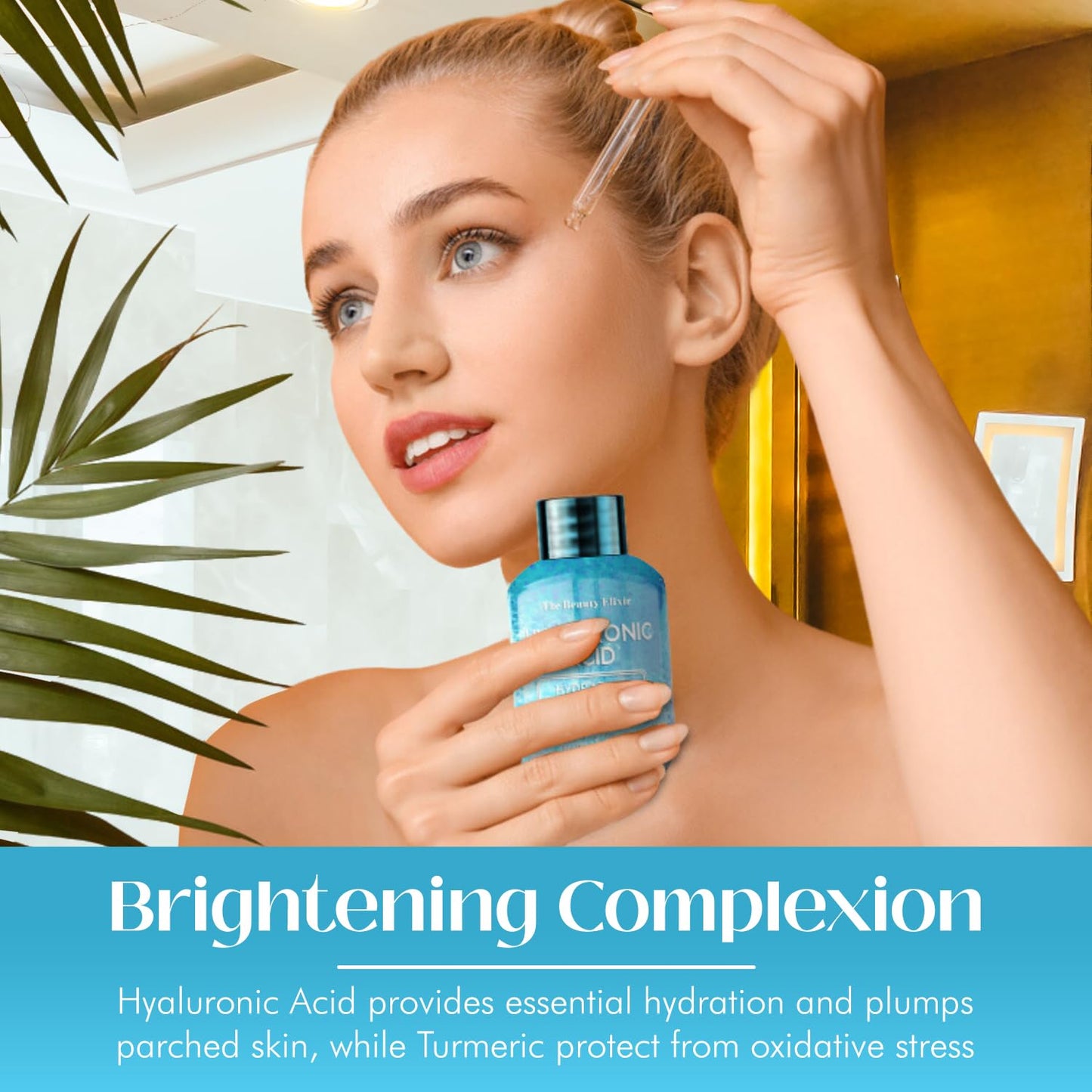 The Beauty Elixir Suero De Ácido Hialurónico Beauty Elixir Para El Rostro: Tratamiento Antienvejecimiento, Hidratante Y Rejuvenecedor Para Líneas Finas Y Arrugas. Cuidado De La P Ácido Hialurónico 1,