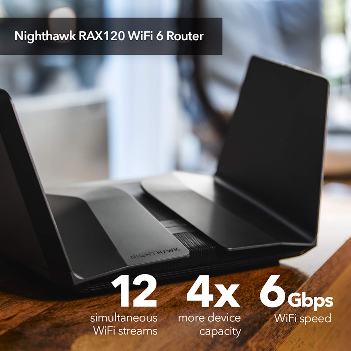 Router WiFi 6 NETGEAR Nighthawk AX12 AX6000 para Hogares Inteligentes Amplios