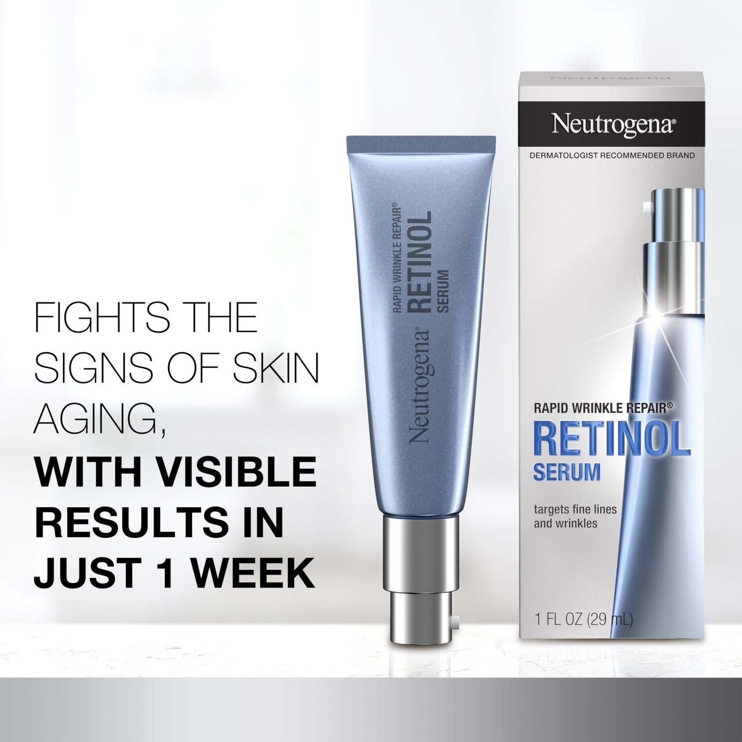 Neutrogena Rapid Wrinkle Repair Serum, 1 Ounce