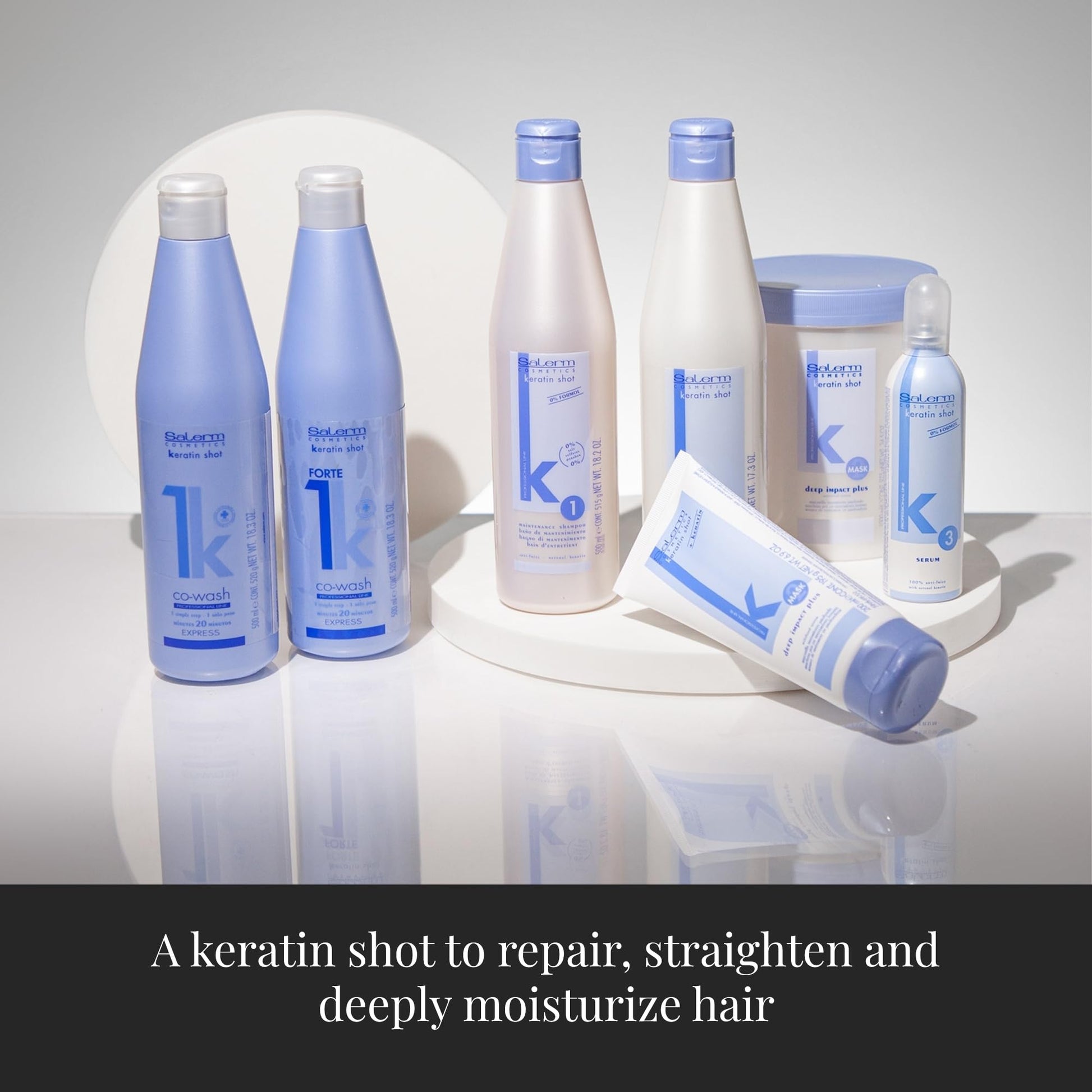 Mascarilla Capilar Salerm Keratin Shot Impacto Profundo Plus 1000ml