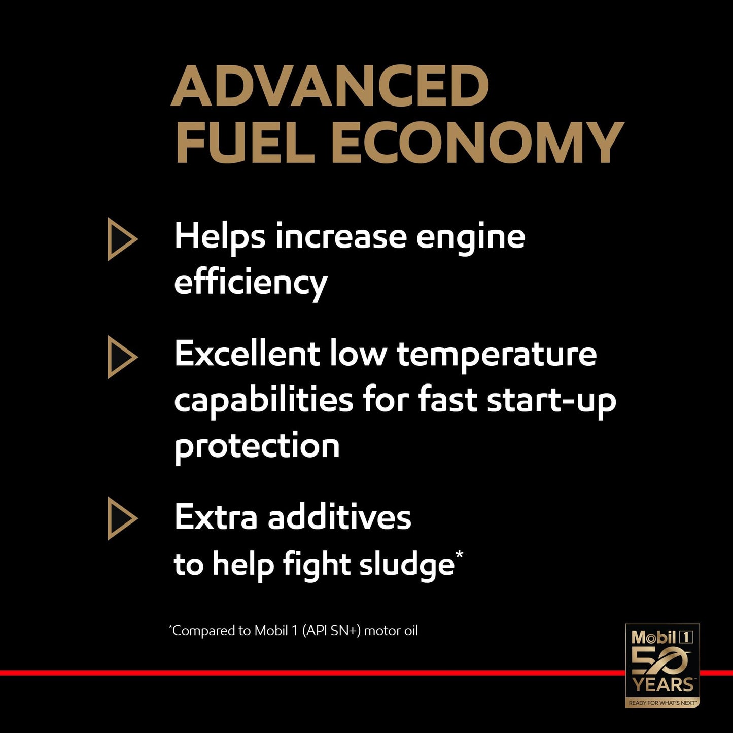 Aceite de Motor Sintético Completo Mobil 1 0W-16 Advanced Fuel Economy 5 Cuartos de Galón