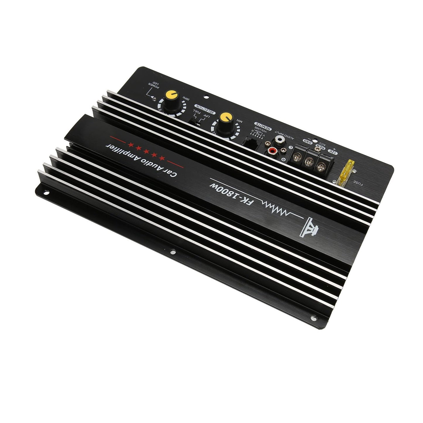Amplificador de Potencia para Automóvil de 1800 W Preciso con Rápida Disipación y Sonido Claro para Subwoofer