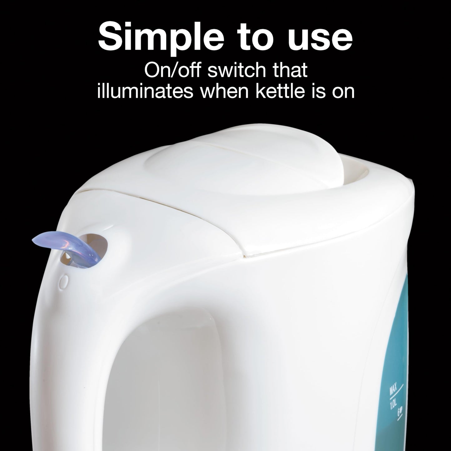Generico HOGTETK2070Y Hervidor de Agua Proctor Silex Tetera, Blanco
