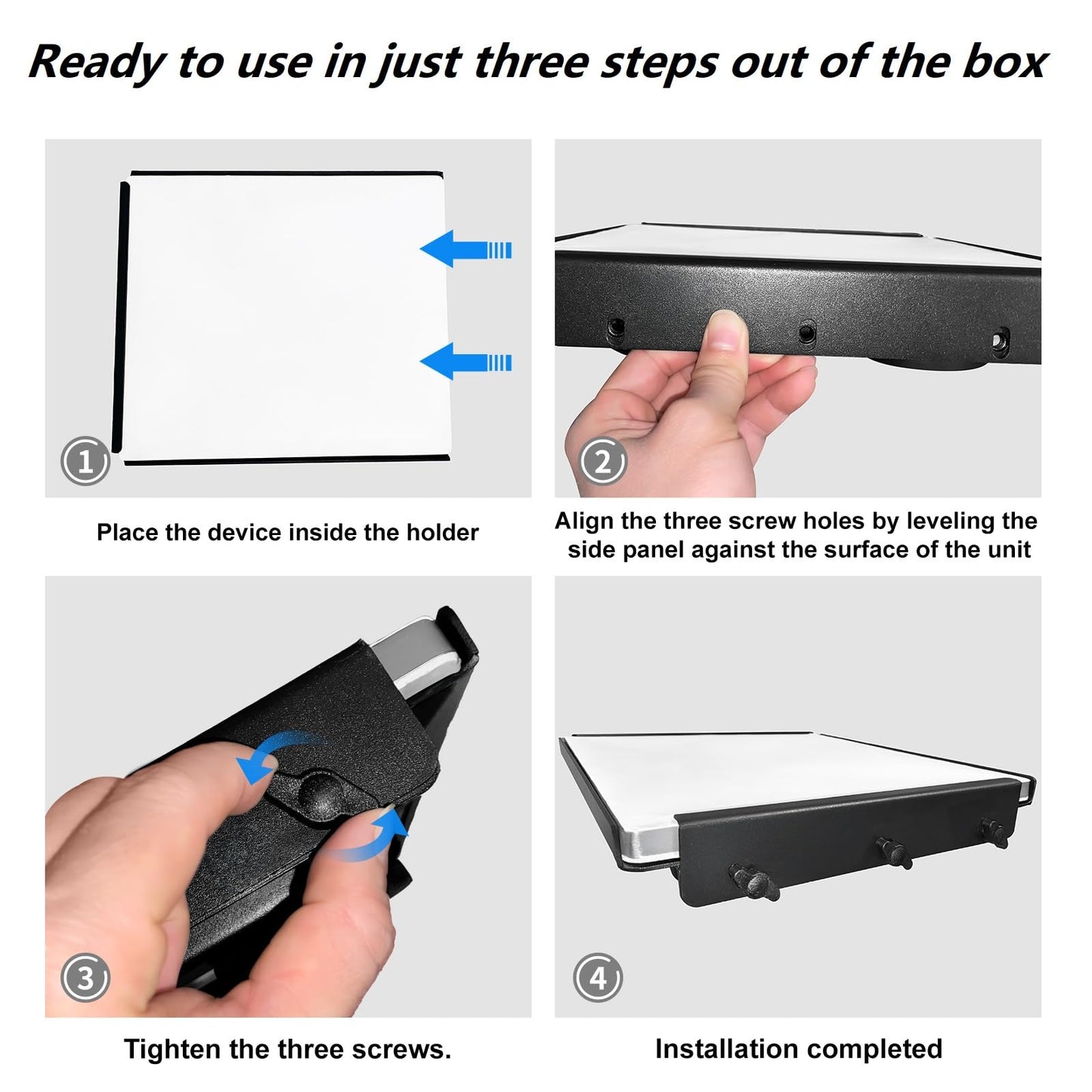 BFDQWR - Kit de montaje magnético profesional para Starlink, sistema universal de liberación rápida para coches y barcos, acero graduado, resistente a la intemperie, diseño de protección de 360°