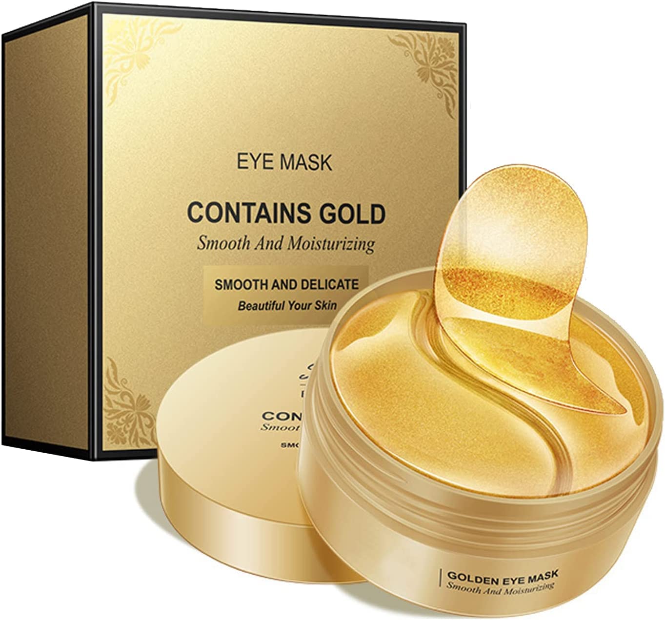 Parches ojeras 24k de COLÁGENO Hidratantes Antiarrugas | 60 pzs