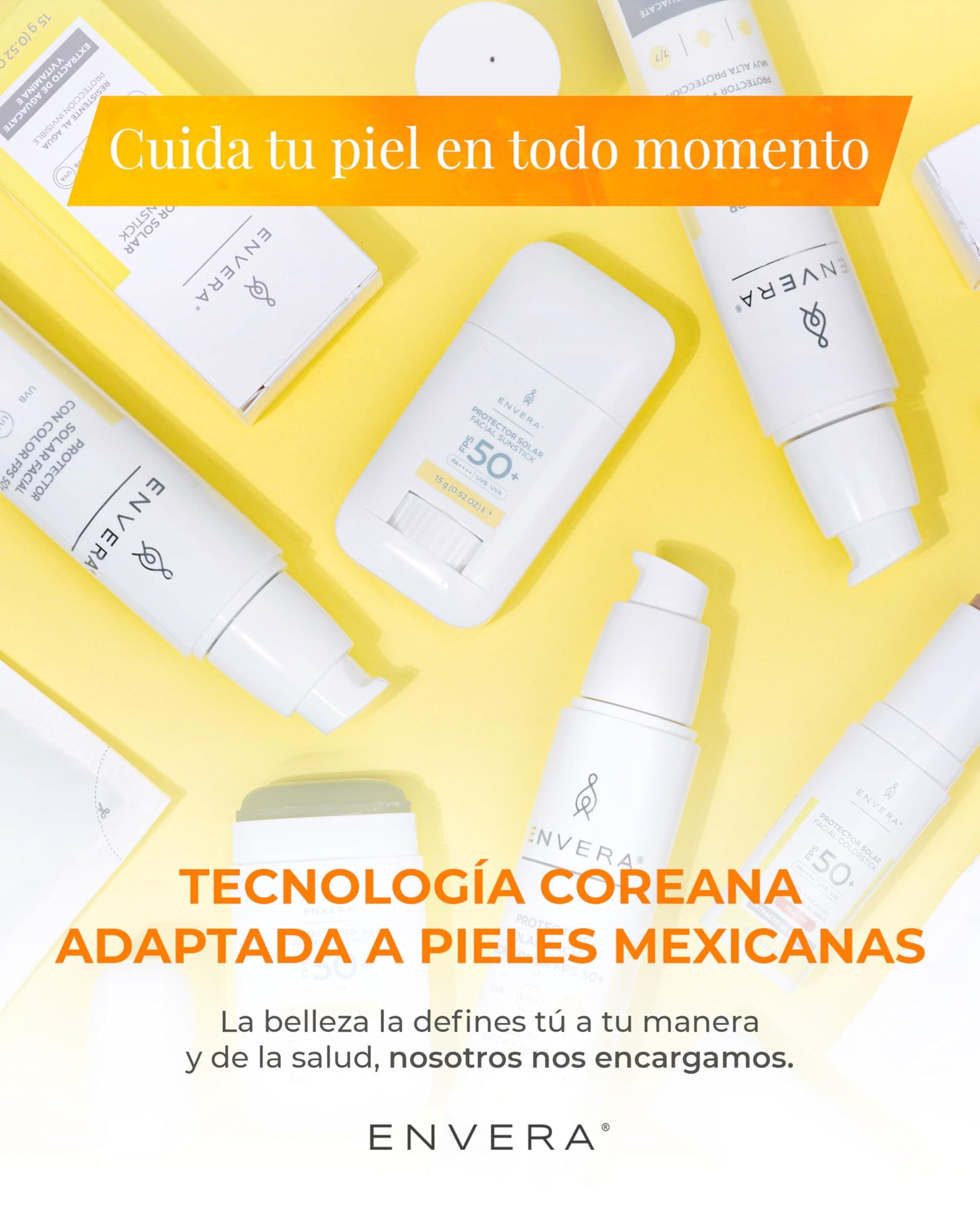 ENVERA Hidratante Facial 50 ml Hydraboost 2 en 1 Hidratación Profunda + Control de Grasa | Skin Care con Gel con Ácido Hialurónico, Colágeno y Extracto de Aguacate Vegano