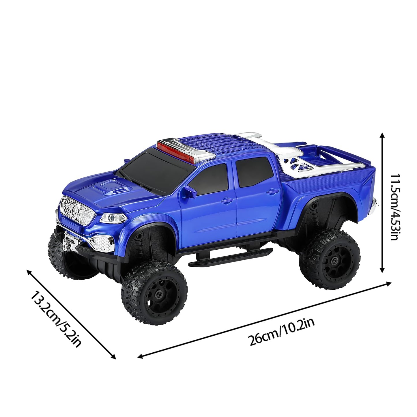 WSTER WS-X65 - Altavoz Bluetooth para camioneta todoterreno, color azul