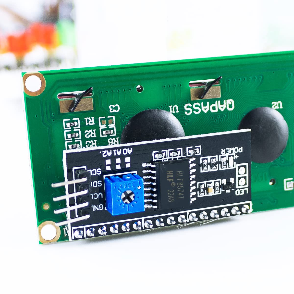 Hosyond - Módulo de visualización LCD I2C IIC 1602 de 16 x 02 para Arduino Raspberry Pi