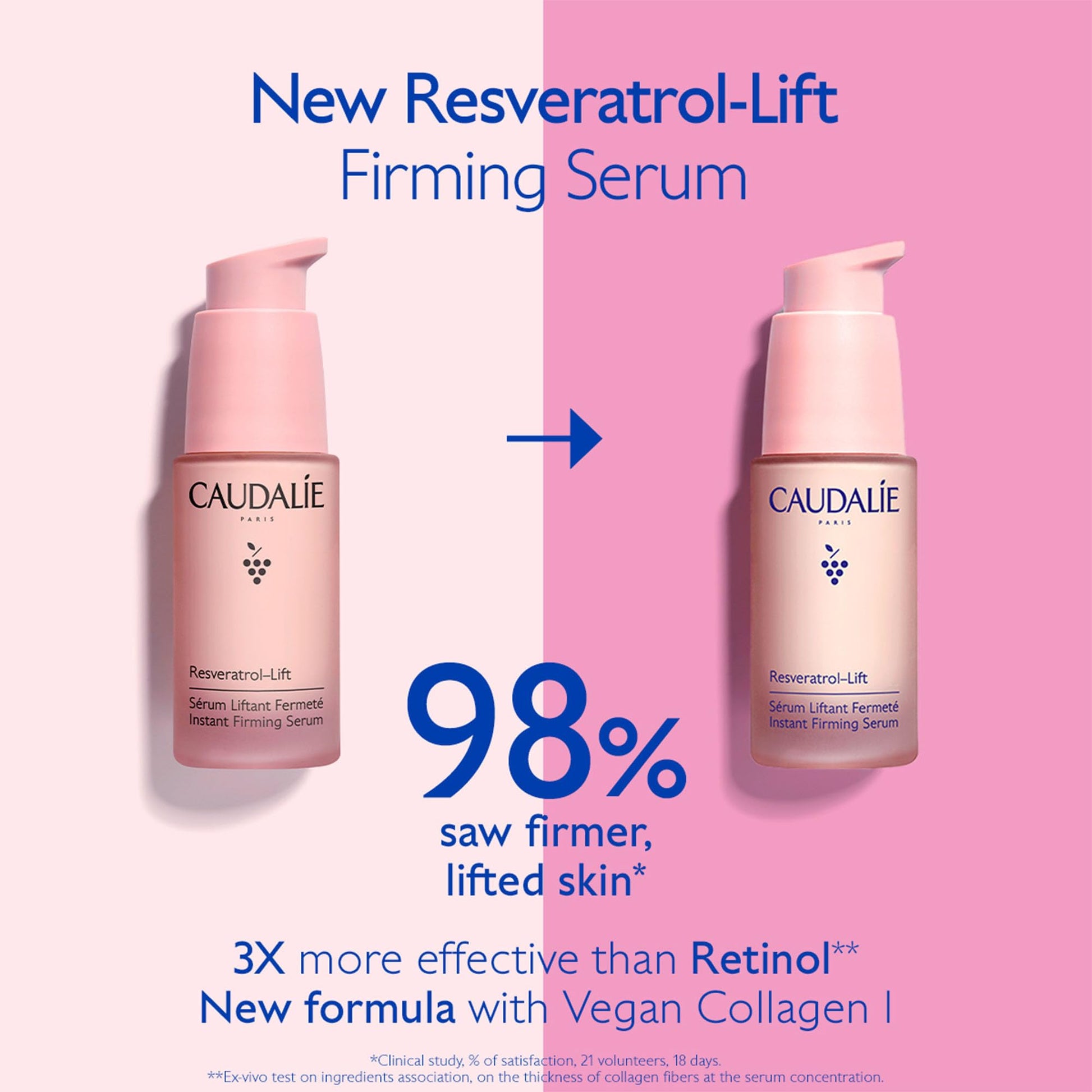 Caudalie Resveratrol Lift Serum Reafirmante Instantáneo Alternativa al Retinol