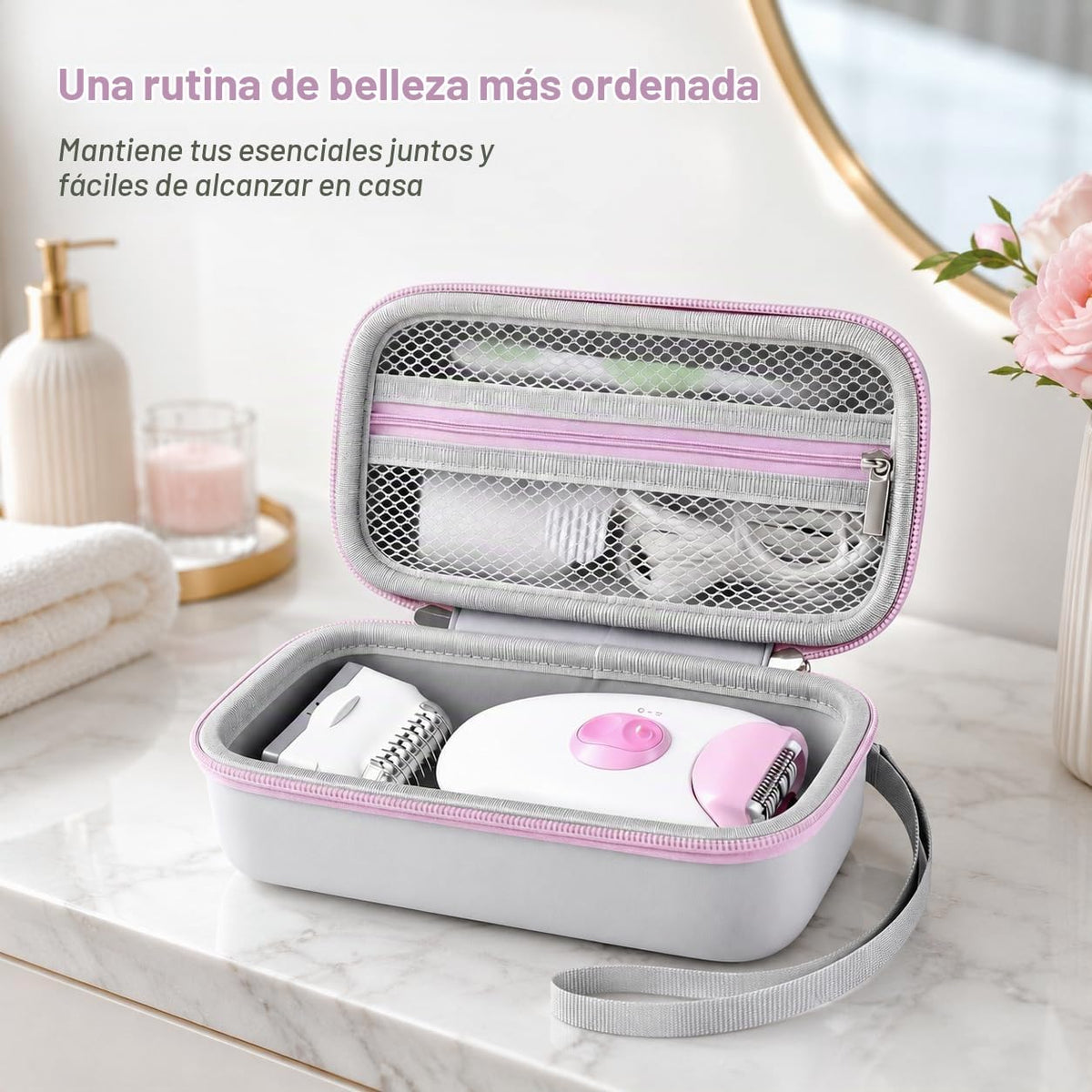Case Compatible with Braun Epilator Silk-epil 3 3-270, Hair Removal for Women, Shaver & Trimmer