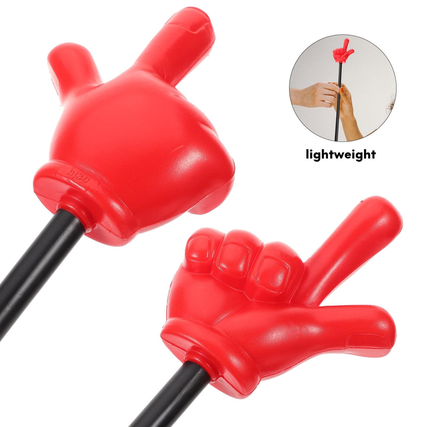 Gadpiparty - 1 unidad de punteros de mano para leer los dedos, palitos de indicación, palitos de enseñanza, punteros de dedo para fiestas, escuela, accesorios de aula