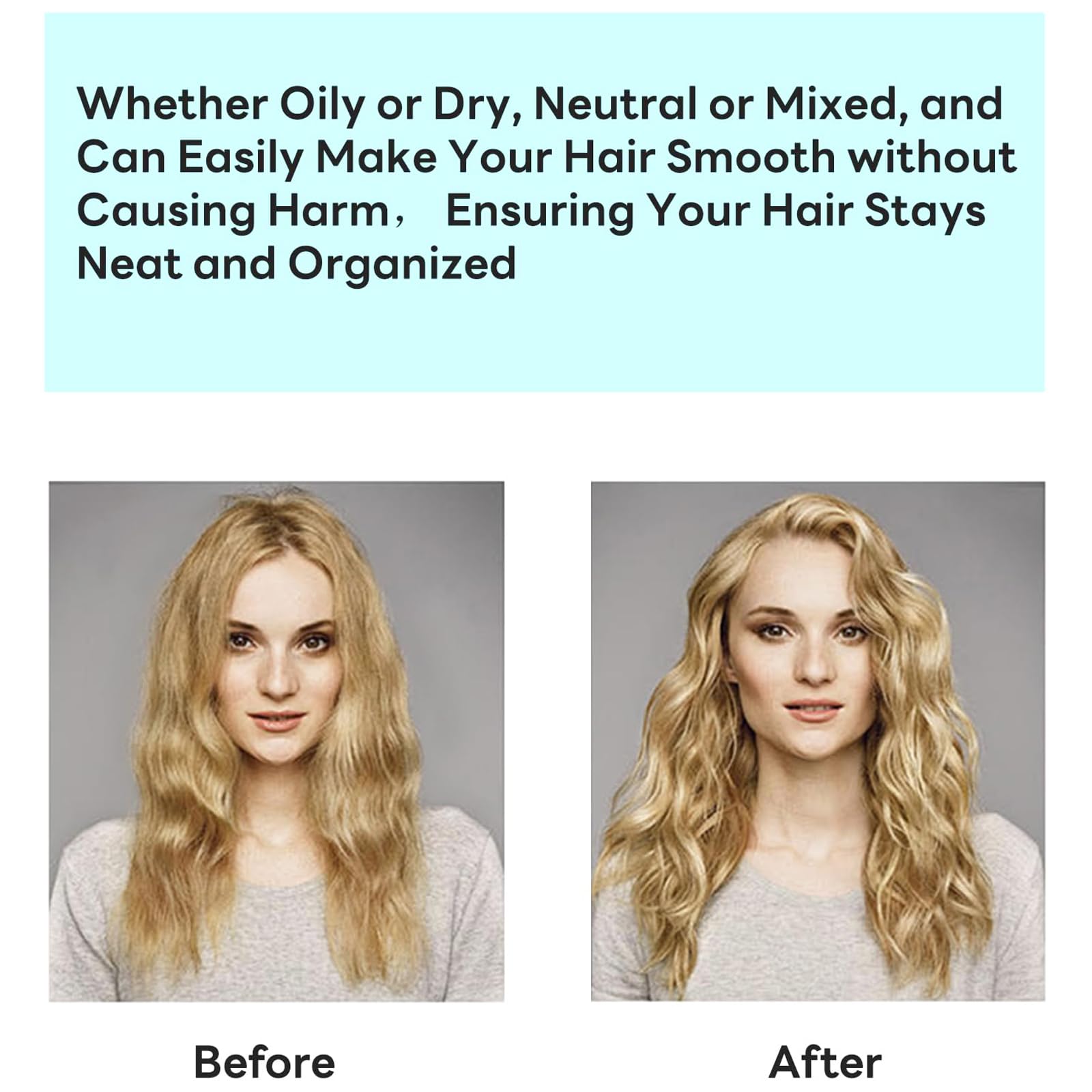 TOPOST Cepillo para Cabello Rizado, Bounce Curl Brush, Activador Peine de Desenredar Rizos