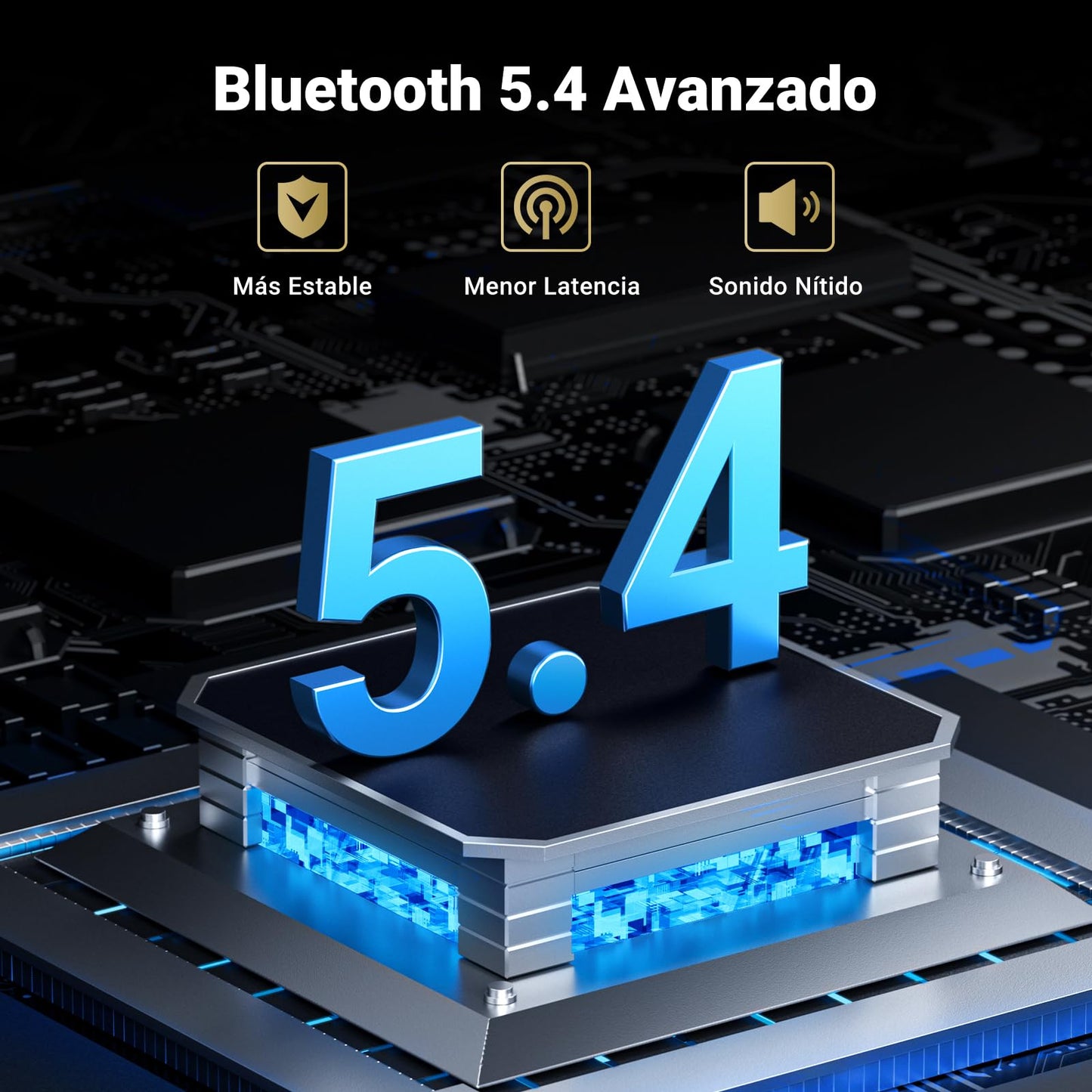 Adaptador Bluetooth UGREEN Azul Pantalla LED para Auto