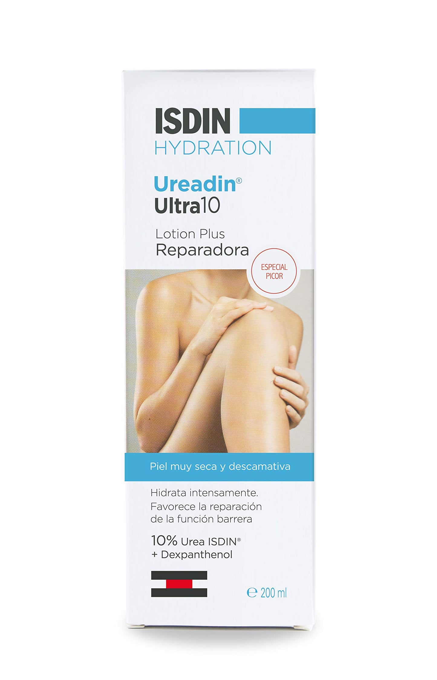 Isdin Loción Hidratante Ureadin Ultra 10 200 ml + Ureadin Podos Gel Oil, Repara e hidrata los pies secos y agrietados, 75ml