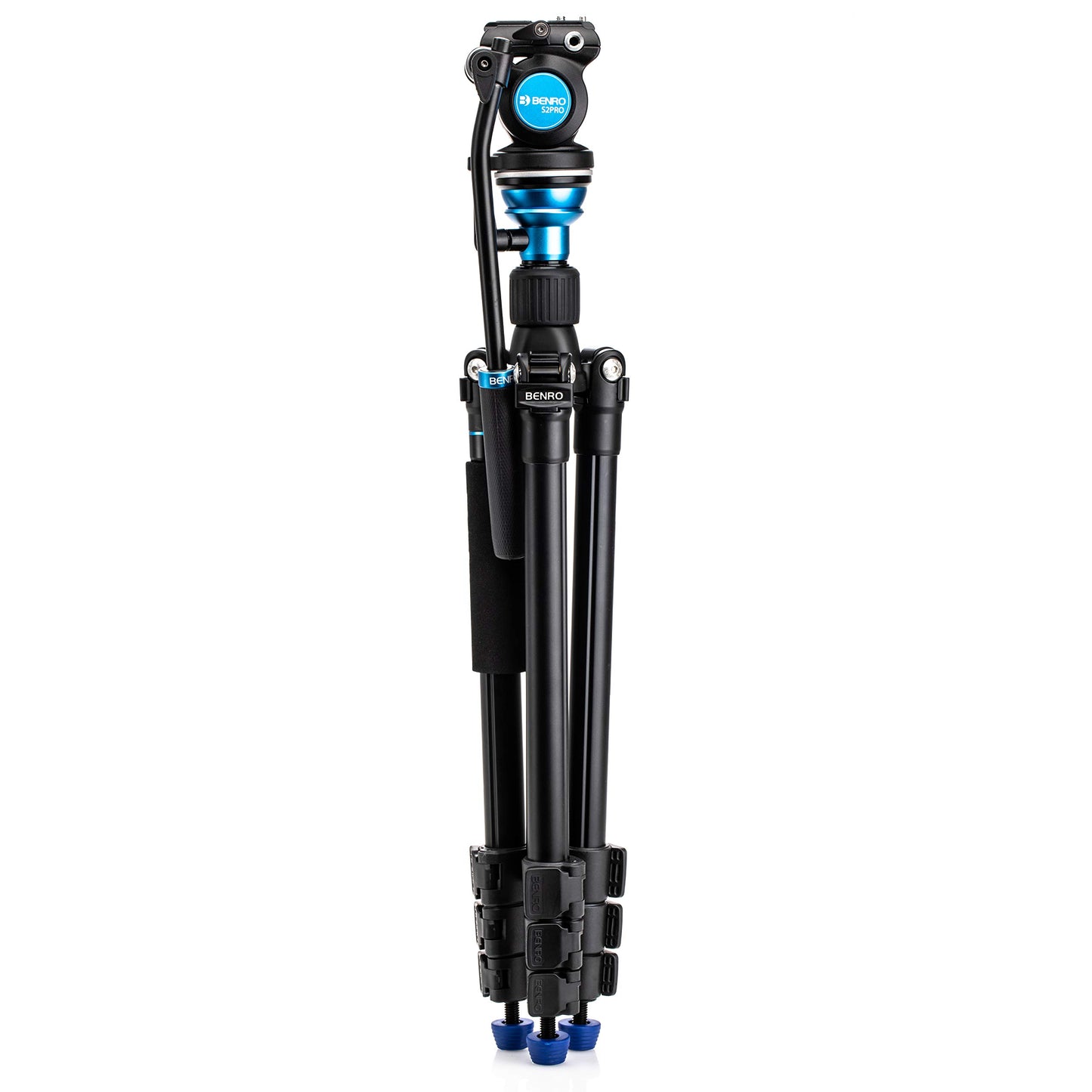 Benro Aero 2 Pro Aluminum Travel Video Tripod with Flip Locks